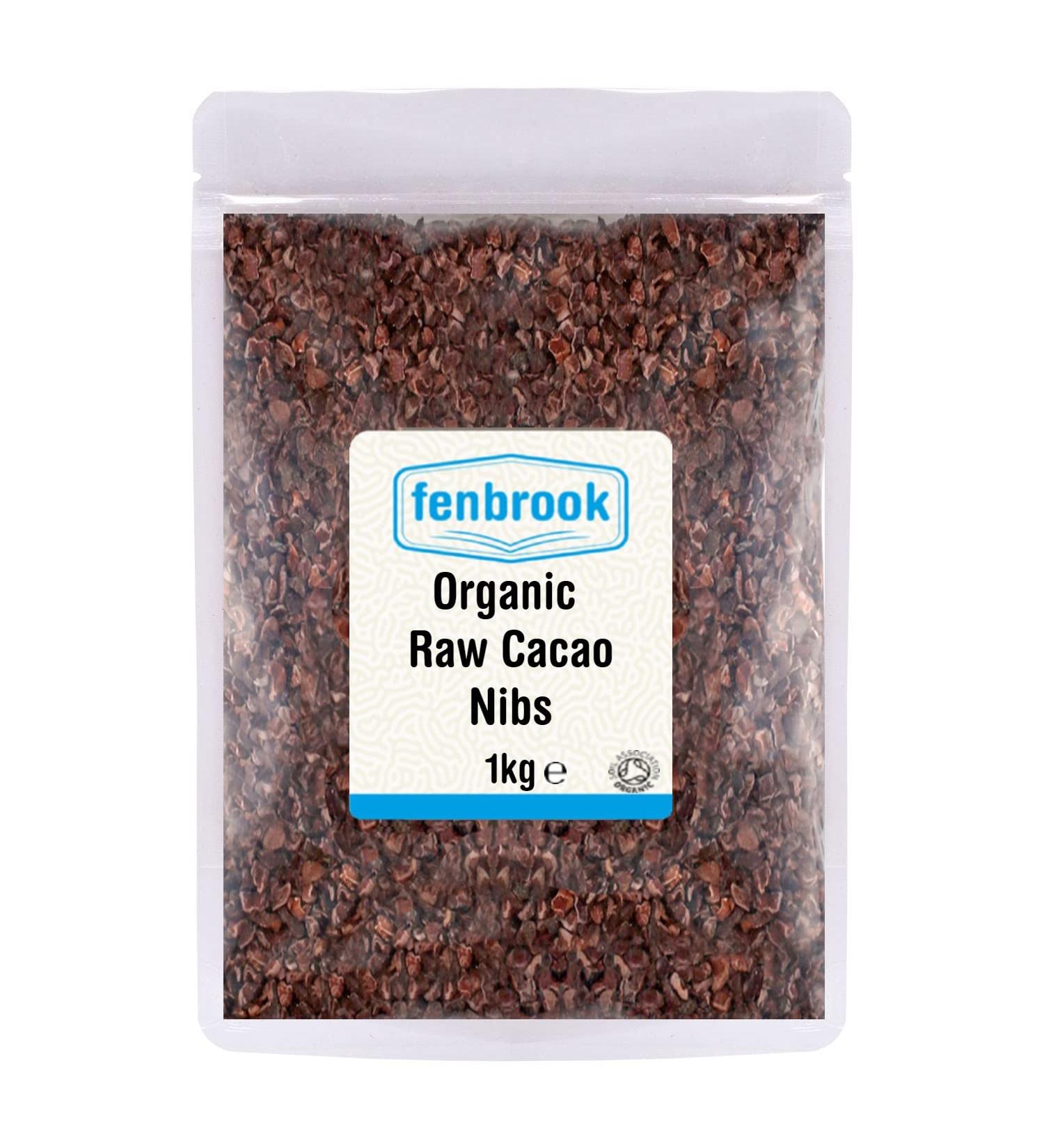 Organic Raw Cacao Nibs 1kg | Certified Organic by Fenbrook Organic - Buy Online on GoSupps.com