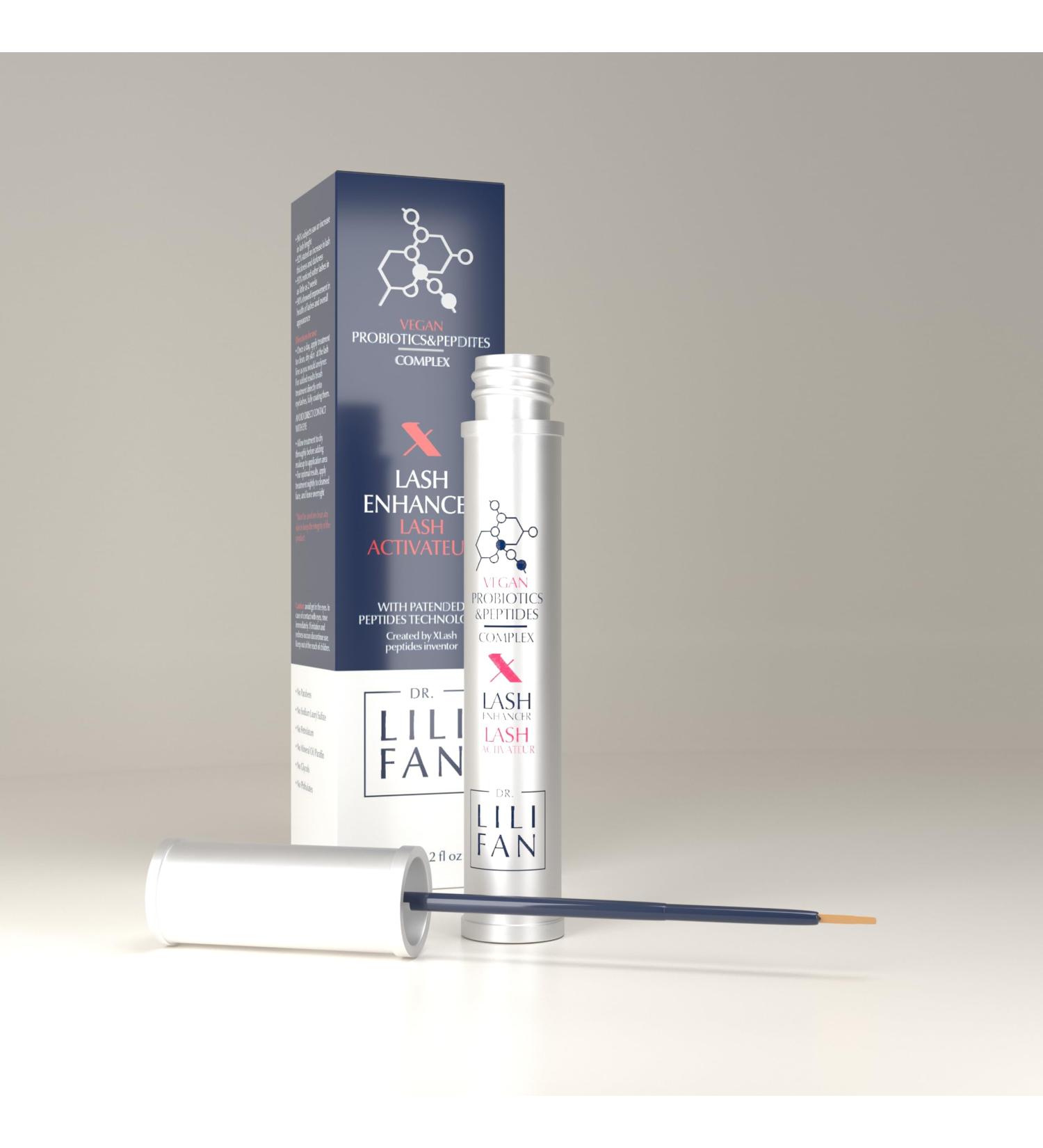 Buy Dr. Lili Fan Probiotic XLash Enhancer - Natural Volumizing Lash Boost Treatment for Longer Fuller Lashes - Vegan & Peptide Complex - International Shipping Available - Buy Online on GoSupps.com