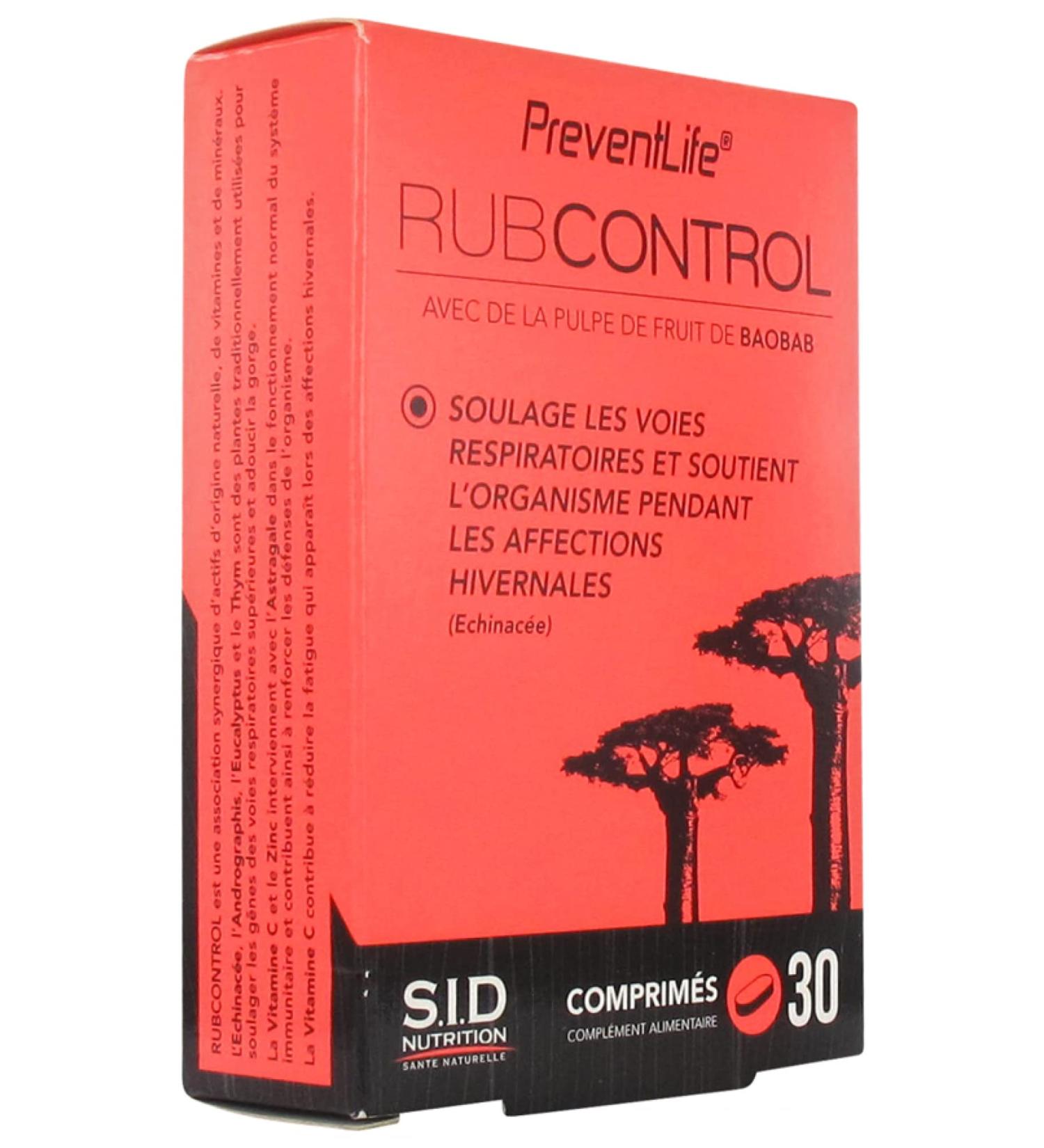 S.I.D Nutrition PreventLife RubControl 30 Tablets