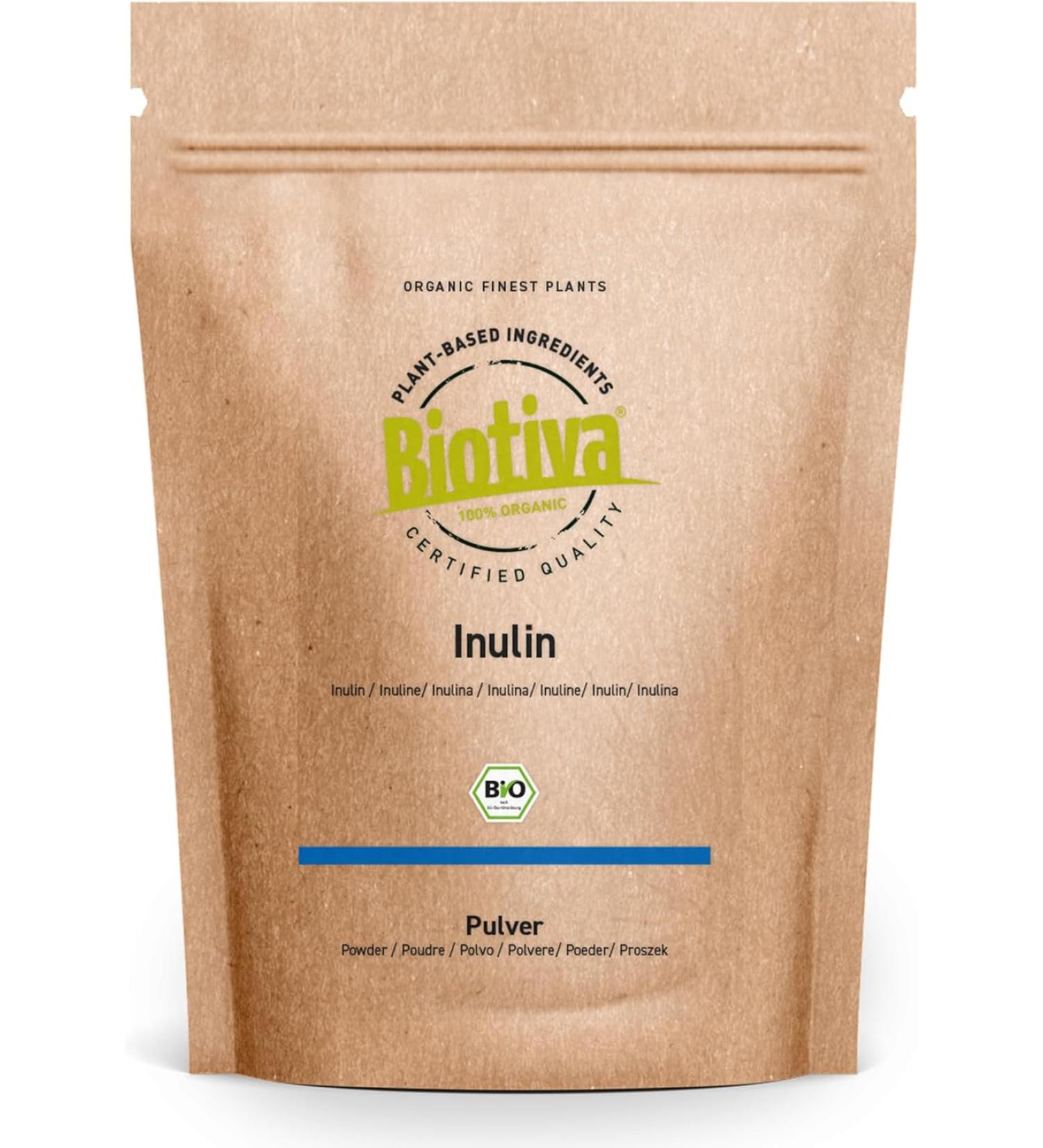 Biotiva Organic Inulin Powder - 500g - Buy Online on GoSupps.com