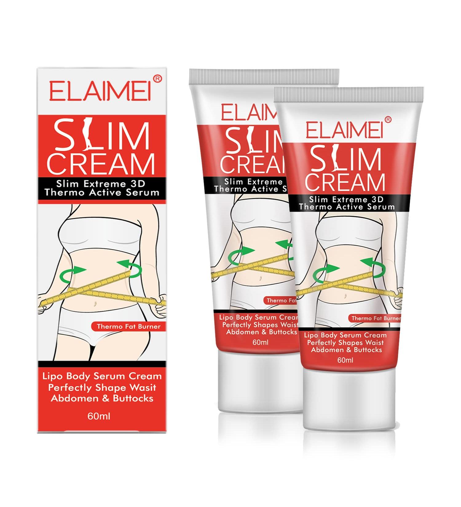 Hot Cream Slimming Fat Burning for Belly, Waist, & Buttocks - Pack of 2 - Buy Online on GoSupps.com
