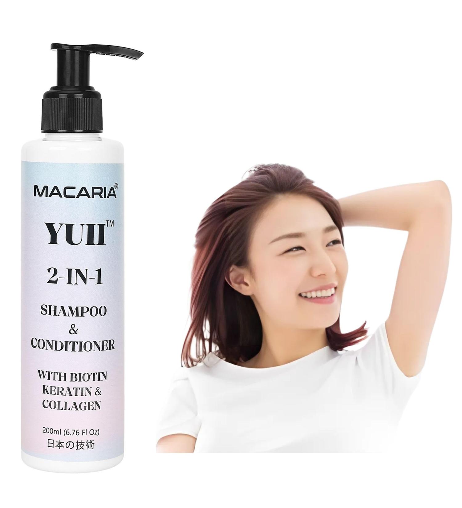 Yuii Biotin keratin & Collagen Shampoo With Conditioner for oily hair - Buy Online on GoSupps.com