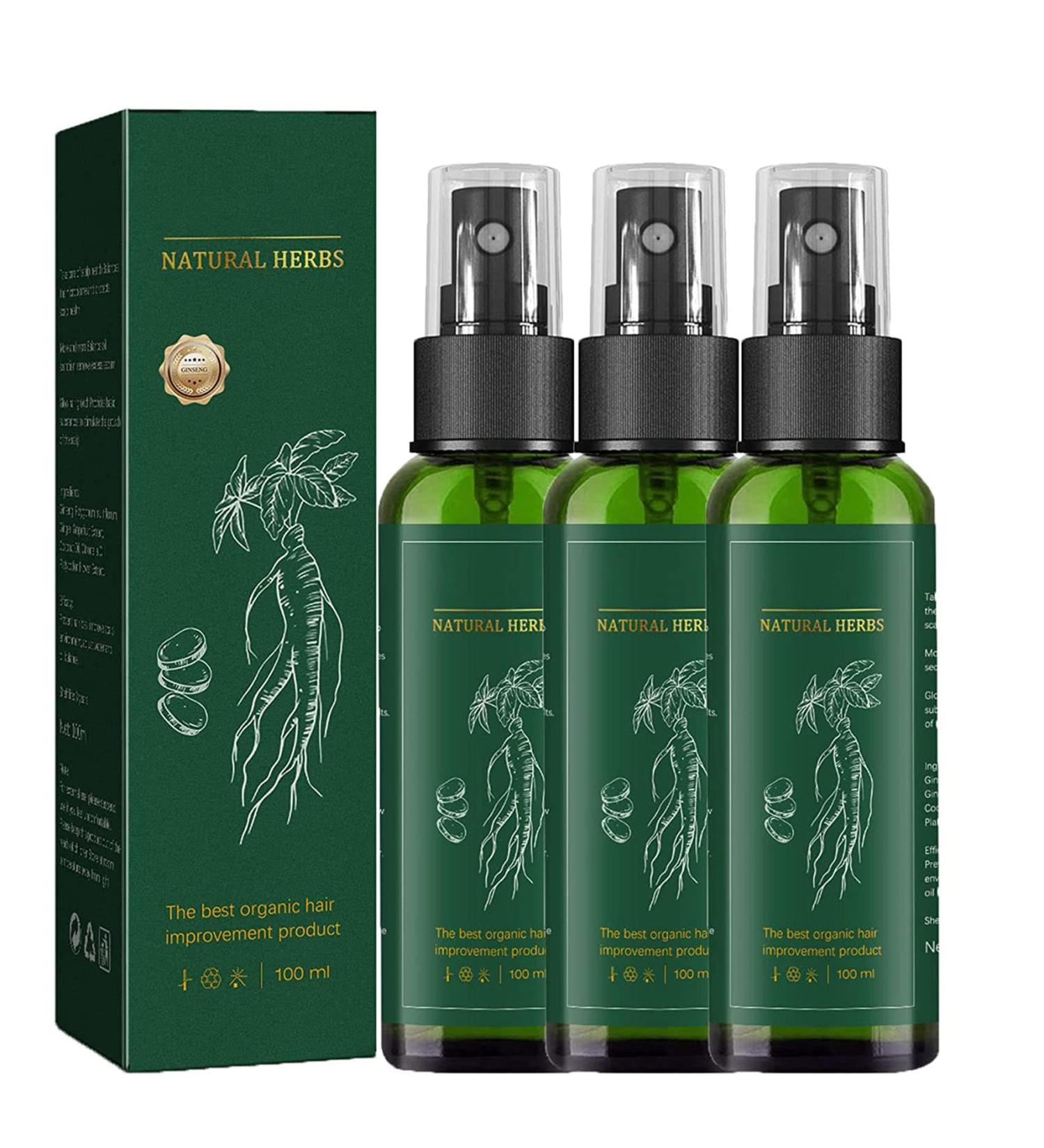 3pcs Kortin Red Ginseng Hair Regrowth Essence Spray for Men & Women - Hyungang Korea - Buy Online on GoSupps.com