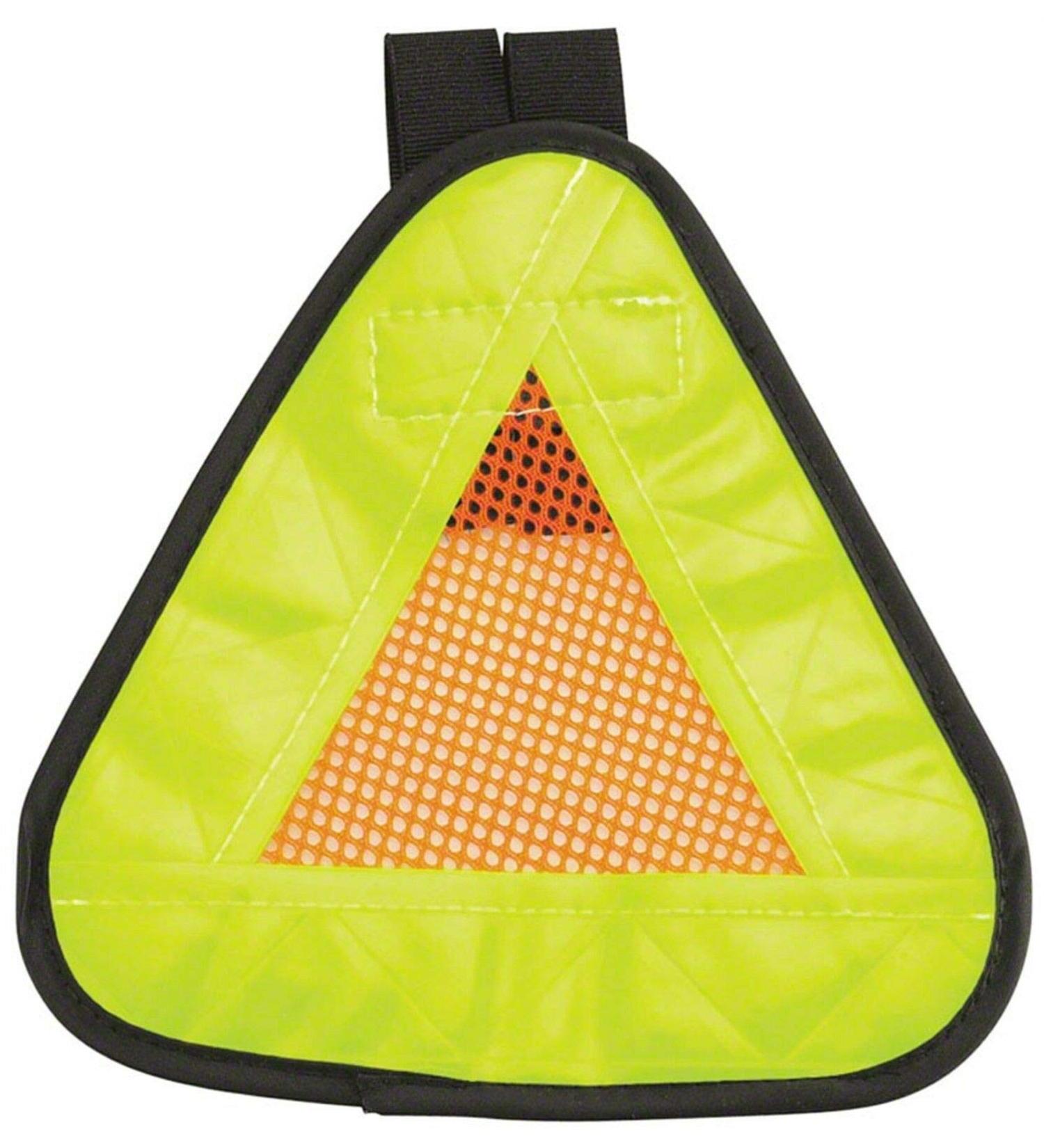 Aardvark Reflective Yield symbol 7x7" with Velcro Strap