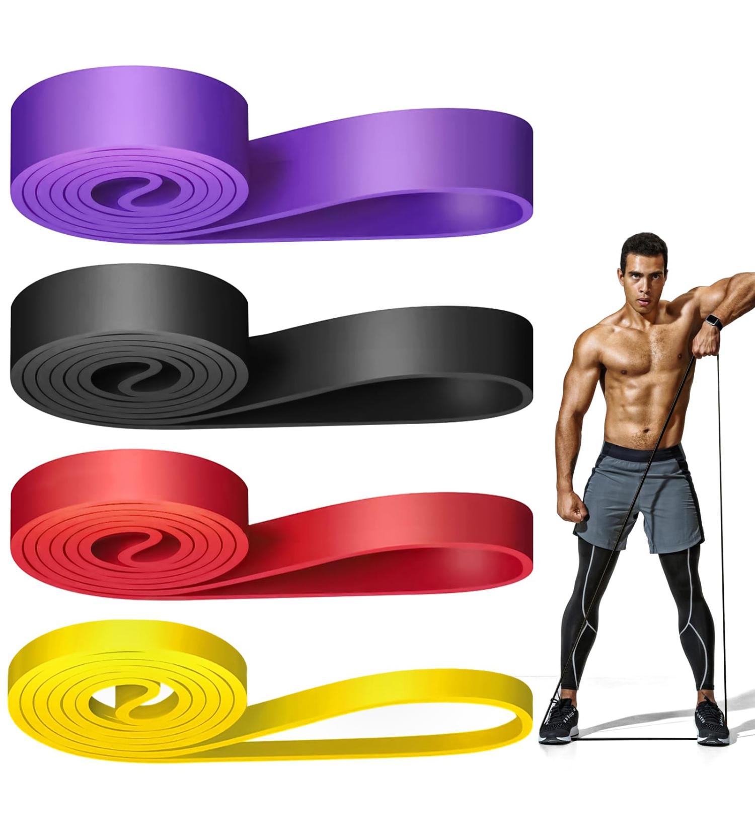 Shop Wugu Fitness Straps & Resistance Bands - 4 Levels for Strength Training Yoga & Pilates - Perfect for Men & Women - Buy Online on GoSupps.com