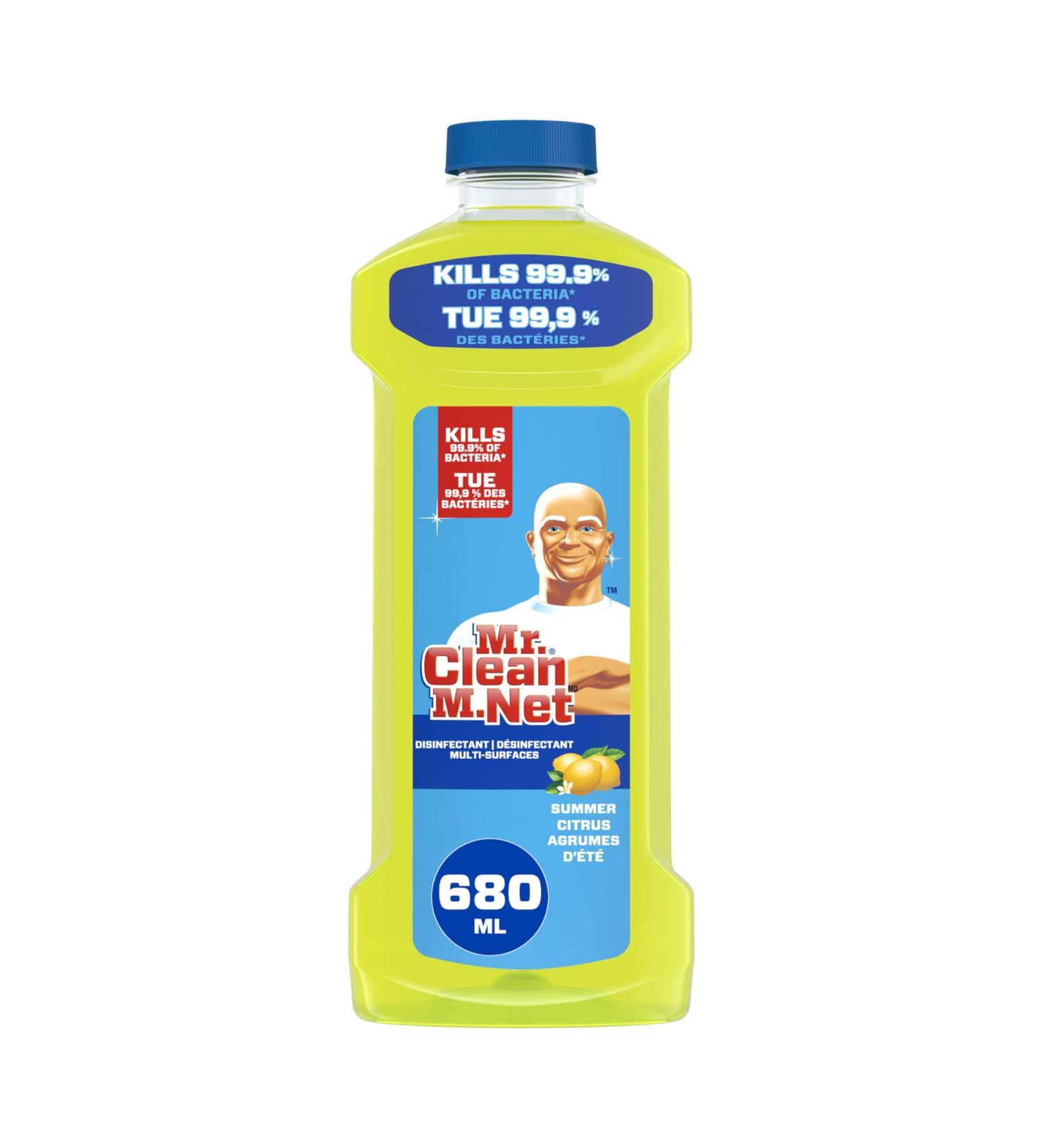 Mr. Clean Antibacterial Multi Surface Cleaner with Summer Citrus Scent Disinfectant All Purpose Cleaner 680 mL - Buy Online on GoSupps.com