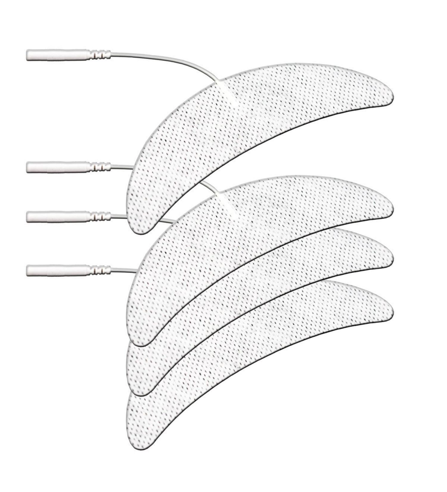 prorelax Knee electrode pads in banana shape White knee