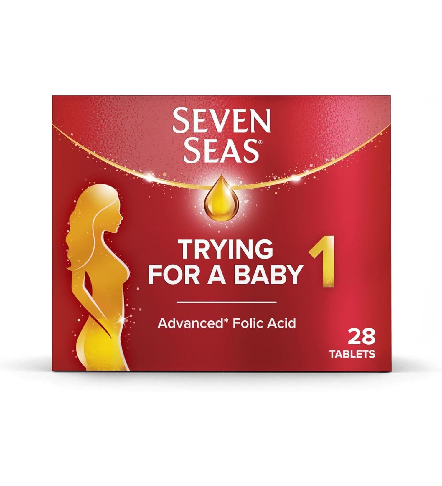 Seven Seas Pregnancy 2 with Folic Acid - Complete Nutrition for All Stages - Buy Online on GoSupps.com