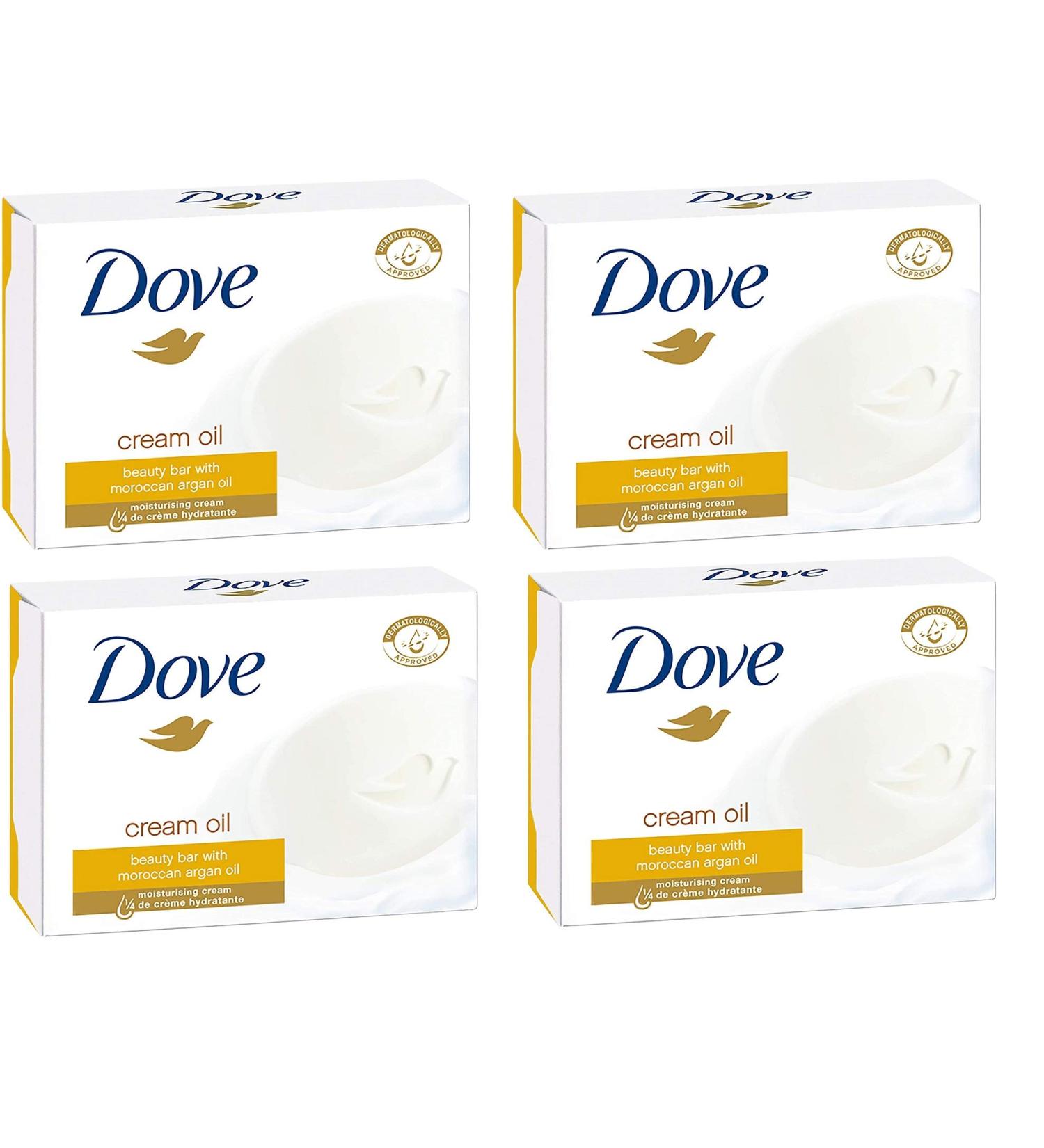 Dove Dove Go Cream Oil Soap 8 Bars 2 x 100 g (Pack of 4)