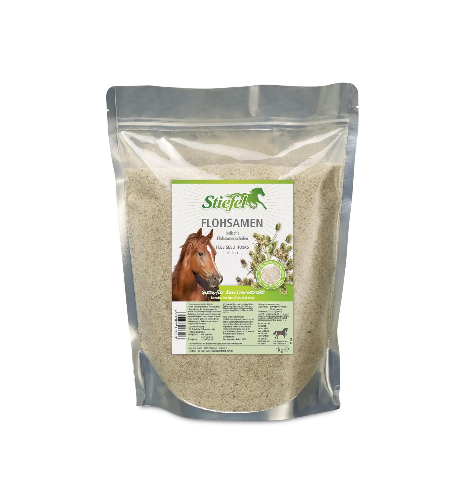 Stiefel Flea Seed husks 1 kg - Buy Online on GoSupps.com