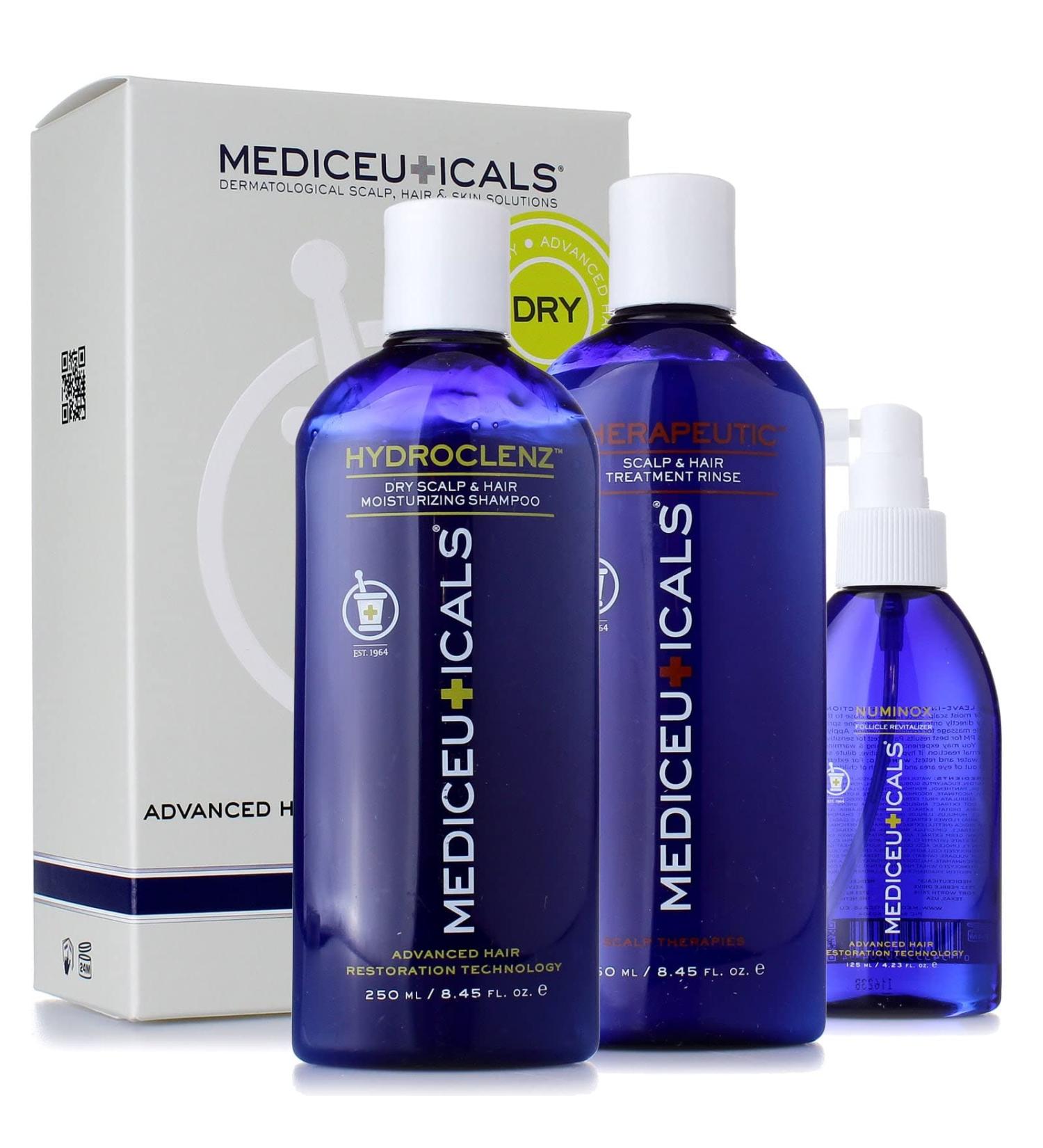 Advanced Hair Restoration Kit For Men Dry Thinning Hair + Heat Resistant Tail Comb.