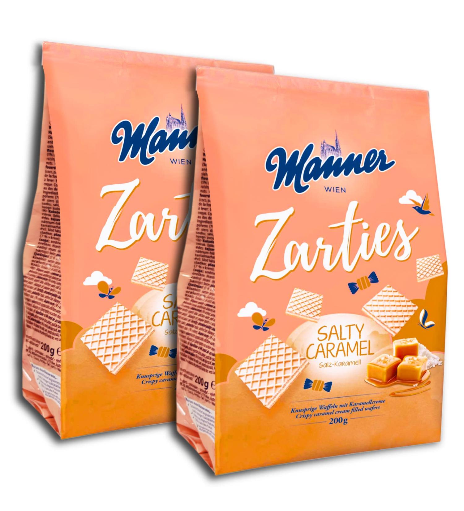 TopDeal Manner Zarties Salty Caramel Set of 2 packs of 200 g