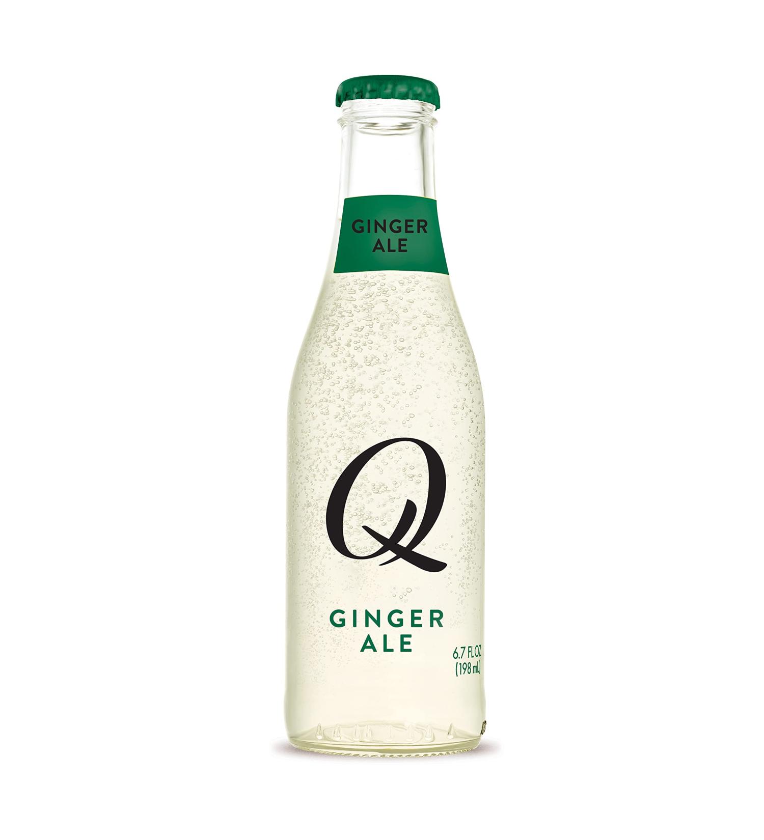 Q Mixers Premium Ginger Ale - 6.7 Fl Oz (24 Bottles) | Real Ingredients, Less Sweet - Buy Online on GoSupps.com