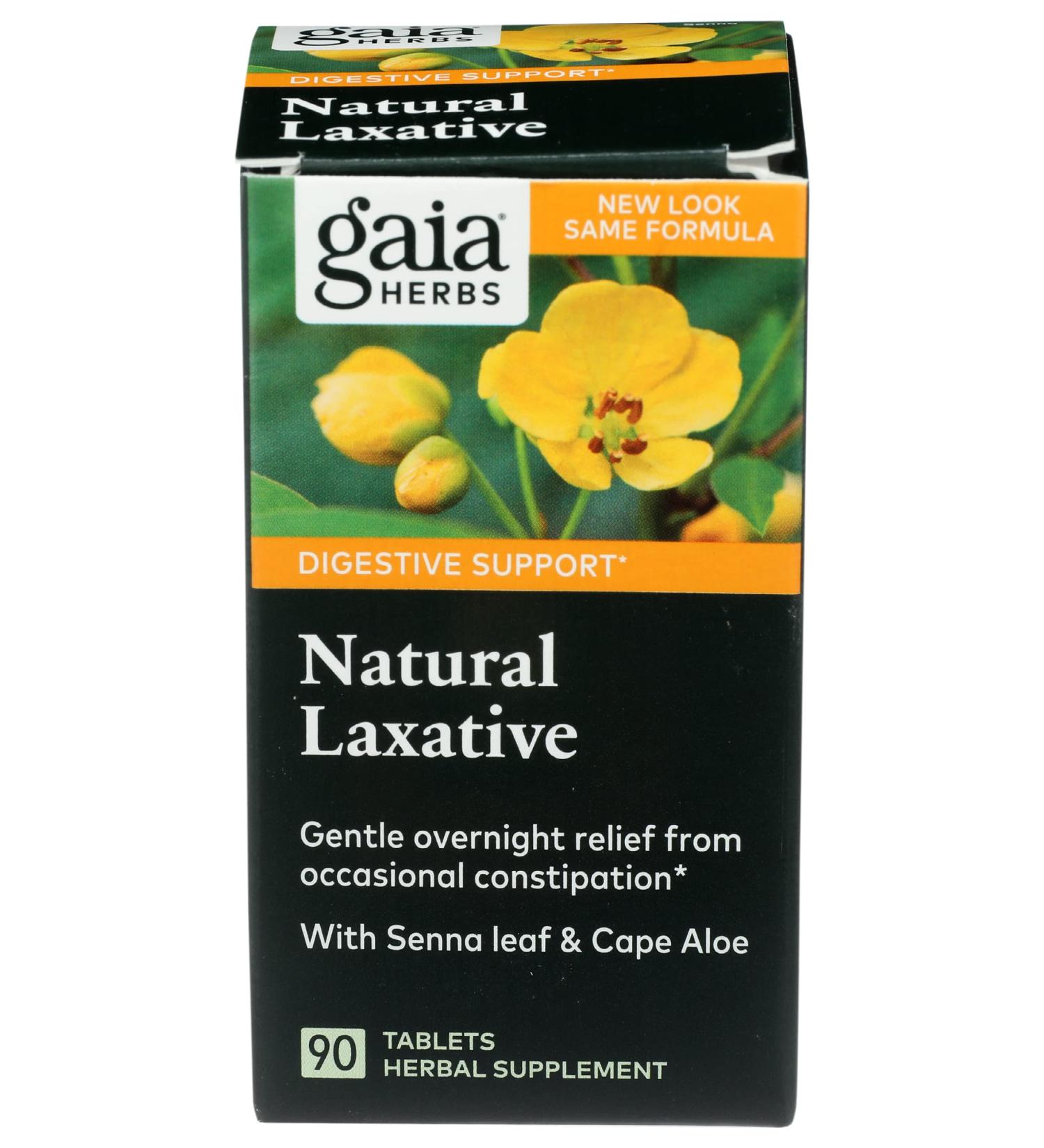 GAIA HERBS Rapid Relief Natural Laxative 90 CT - Fast-Acting Constipation Relief - Buy Online on GoSupps.com