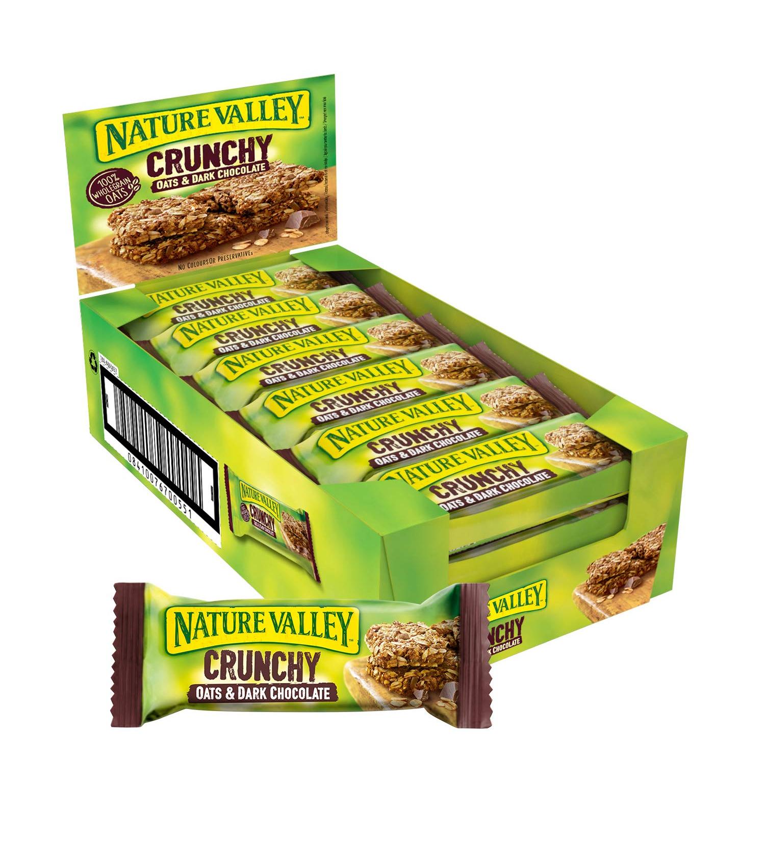 Nature Valley Crunchy Oats and Chocolate Cereal Bars 18 x 42g - 18 Count Pack - Buy Online on GoSupps.com