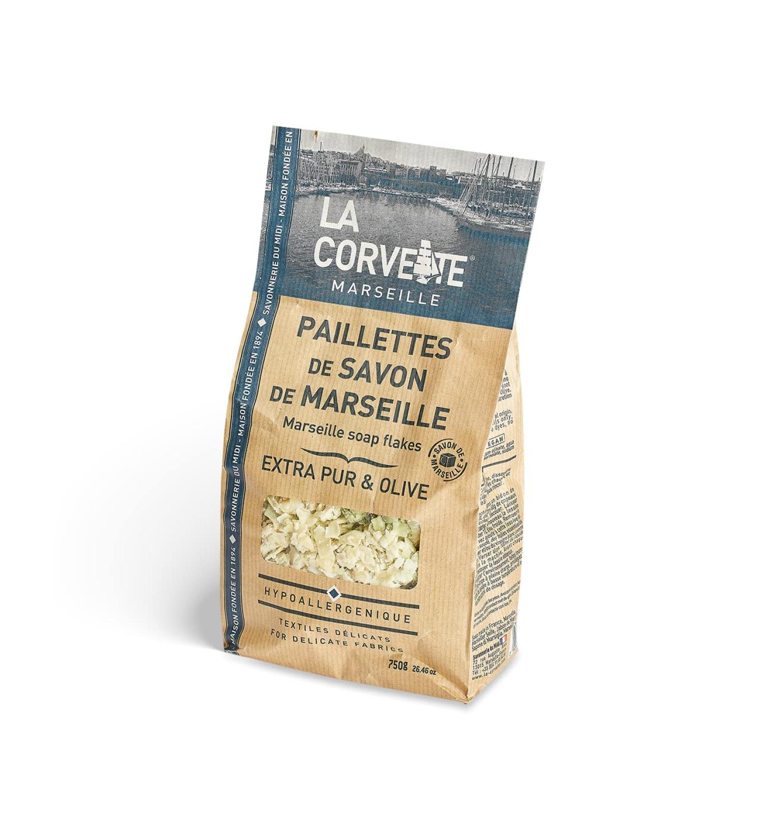 La Corvette Savon de Marseille en Paillettes 750 g - Buy Online on GoSupps.com