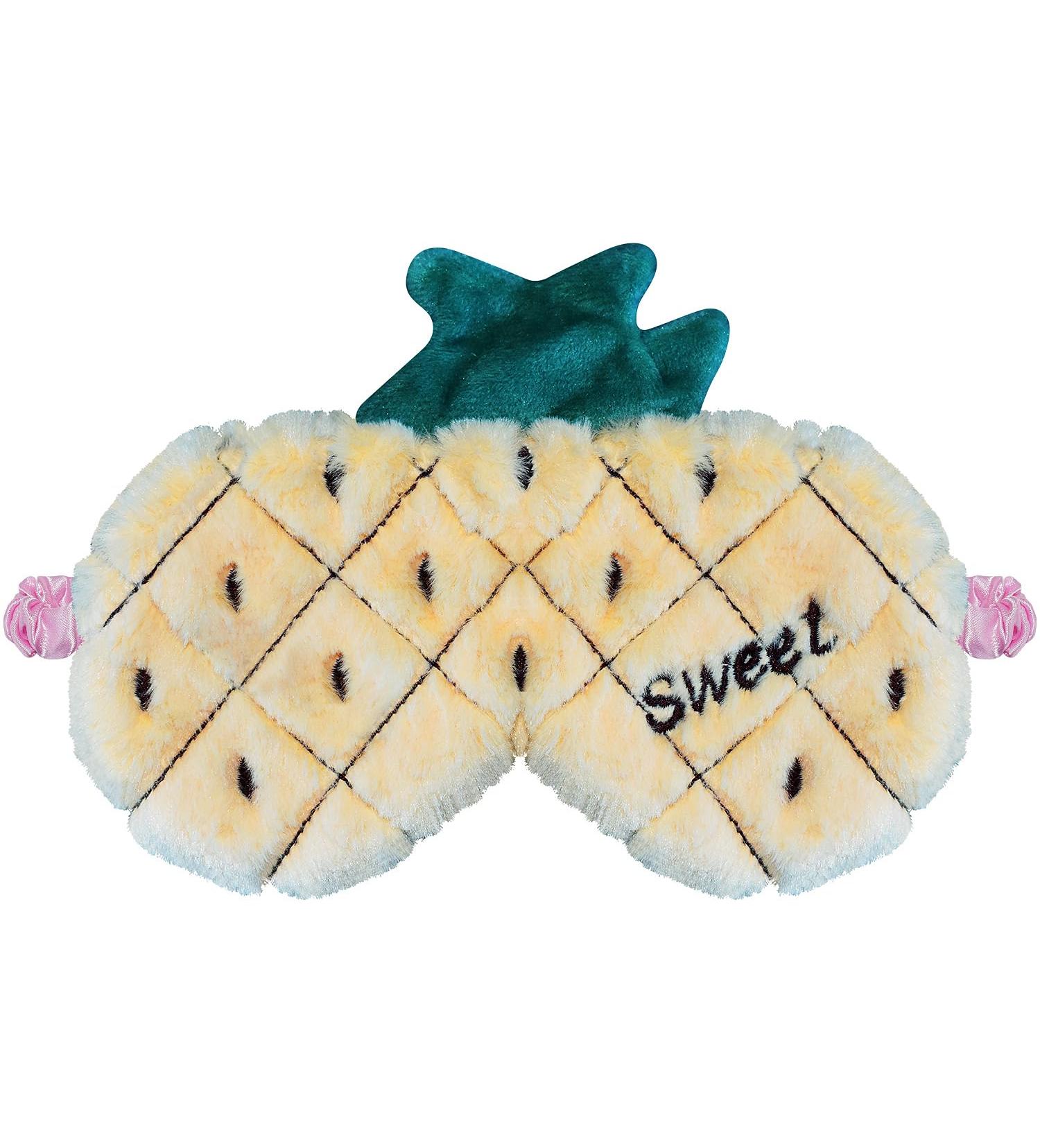 Pineapple Eye Mask for Kids | Ulife Mall Plush Sleep Mask - Soft Funny Novelty Fruit Design | Ideal for Girls Boys & Women - Night Sleep & Meditation - Buy Online on GoSupps.com