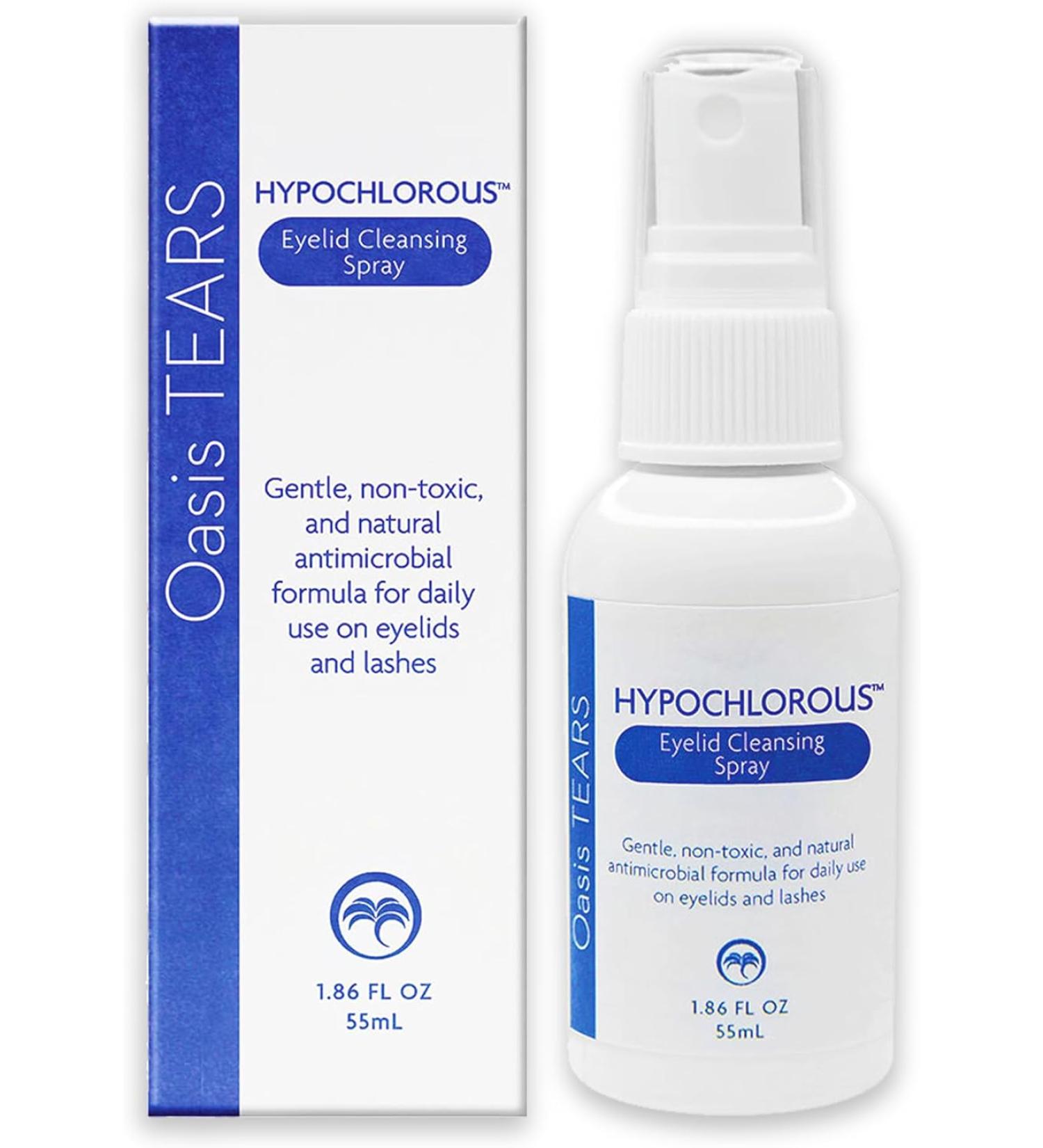 Buy Hypochlorous Eyelid Cleansing Spray 1.86 fl oz (55 ml) - Gentle Eye Care | Fast International Shipping - Buy Online on GoSupps.com