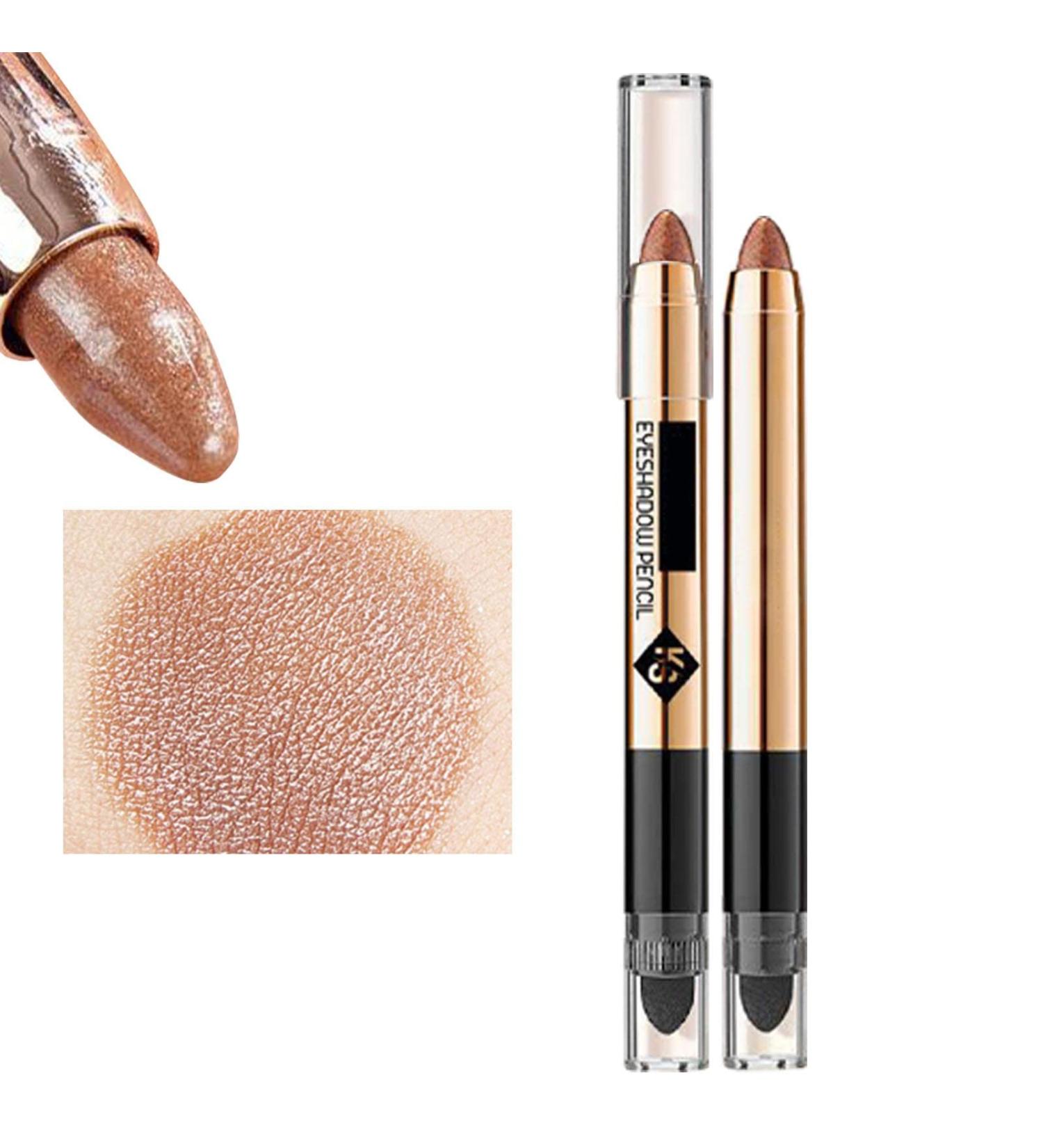 5 Highlighter Eye Shadow Stick 2 in 1 Eye Brightener Stick for Highlighter Makeup Long Lasting Shimmer Cream Eyeshadow Pencil Crayon for Datings Milk Tea 5 Pcs 03#milk Tea Brown - Buy Online on GoSupps.com