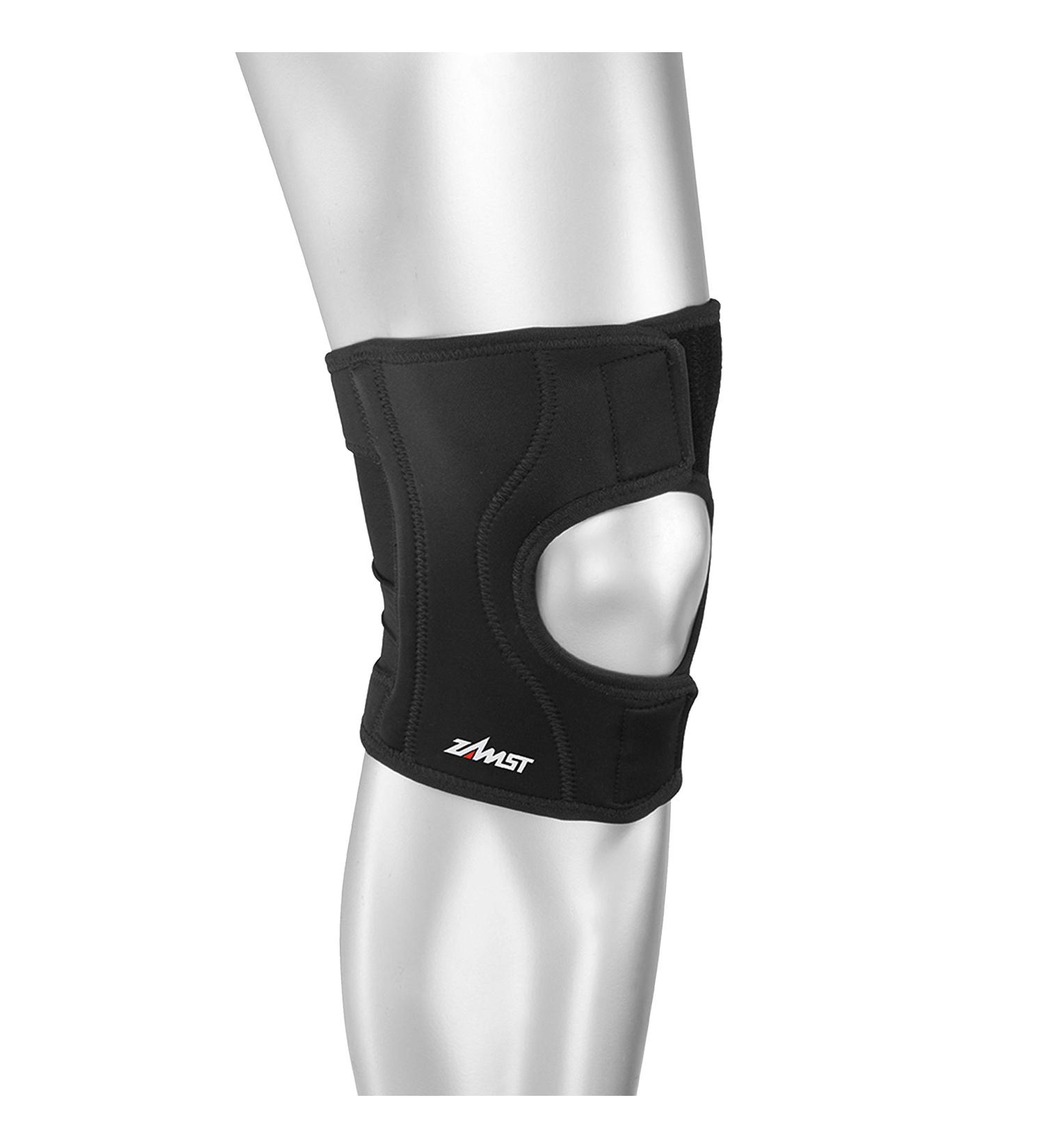 Zamst EK-1 Sports Knee Brace - Lightweight Breathable Knee Support for Basketball Volleyball Running & More - Black Small - Buy Online on GoSupps.com