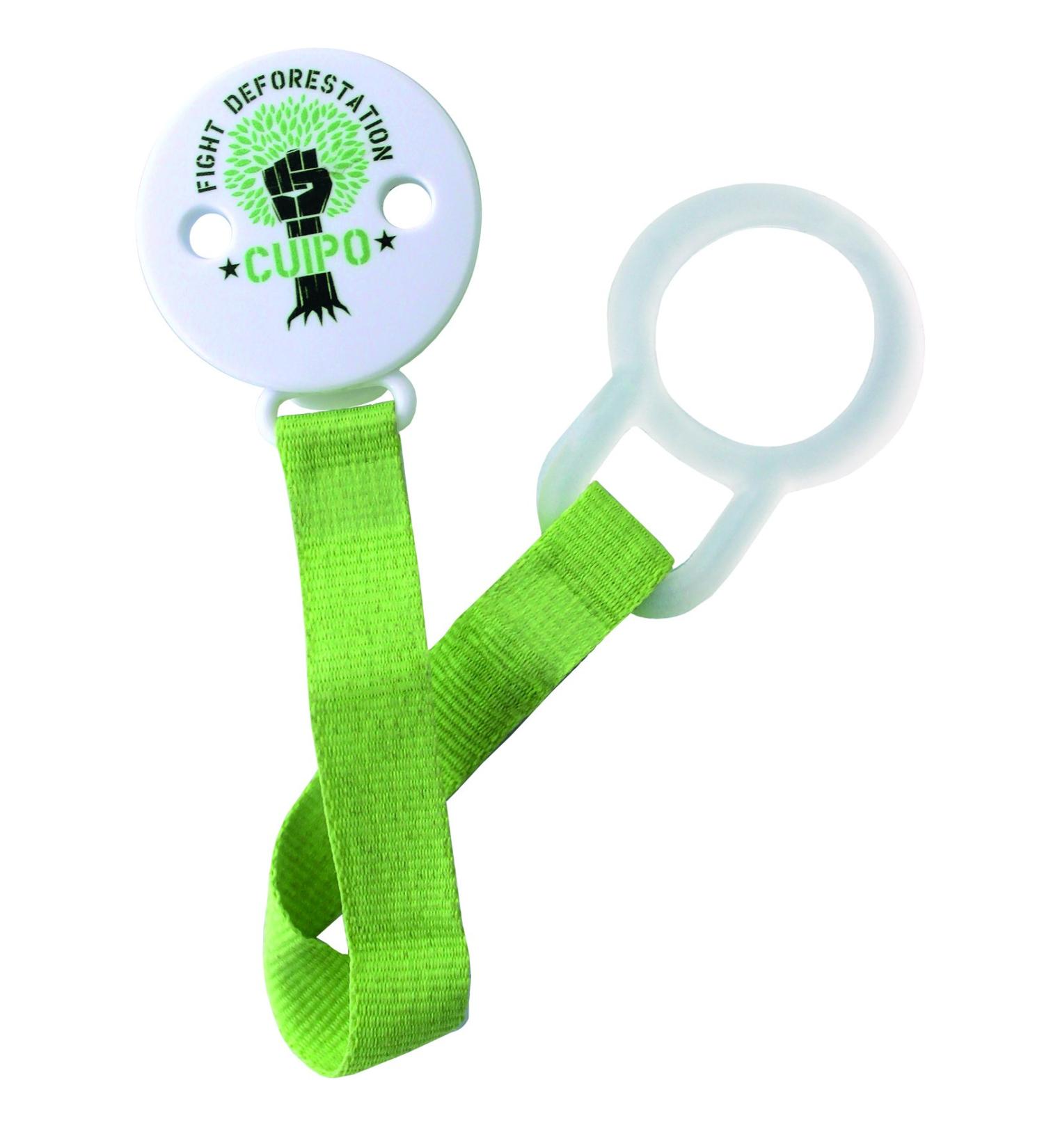 Babynova 4210 pacifier strap "Fight Deforestation"