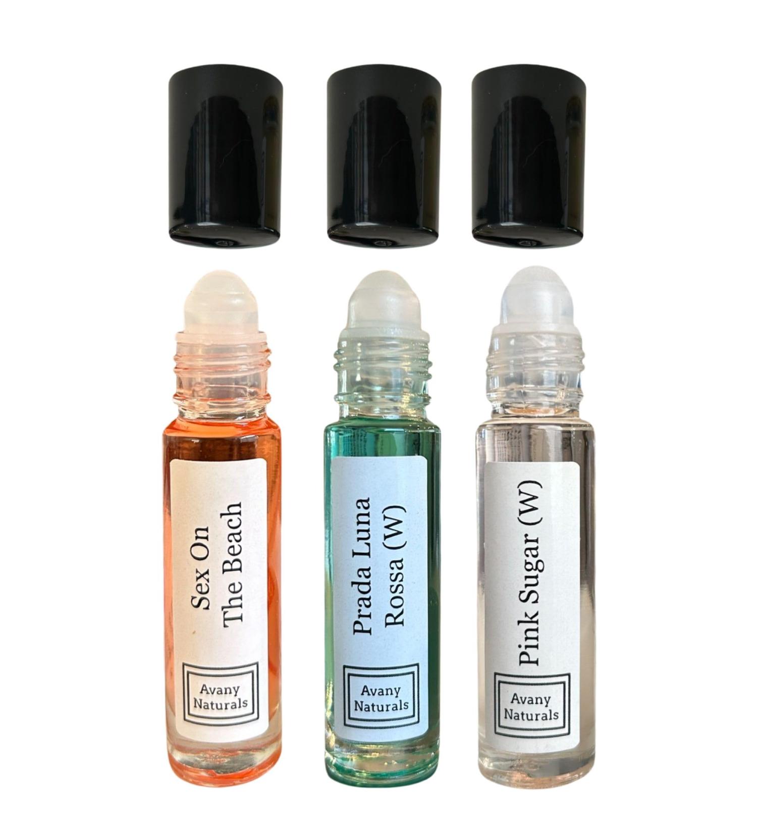 3 Pc Womens Gift Set Fragrance Oil For Women Roll On Body Oil Perfume Samples Fragrance Oil Gift For Her Perfume Oil Sampler Gift Box (Fruity) - Buy Online on GoSupps.com