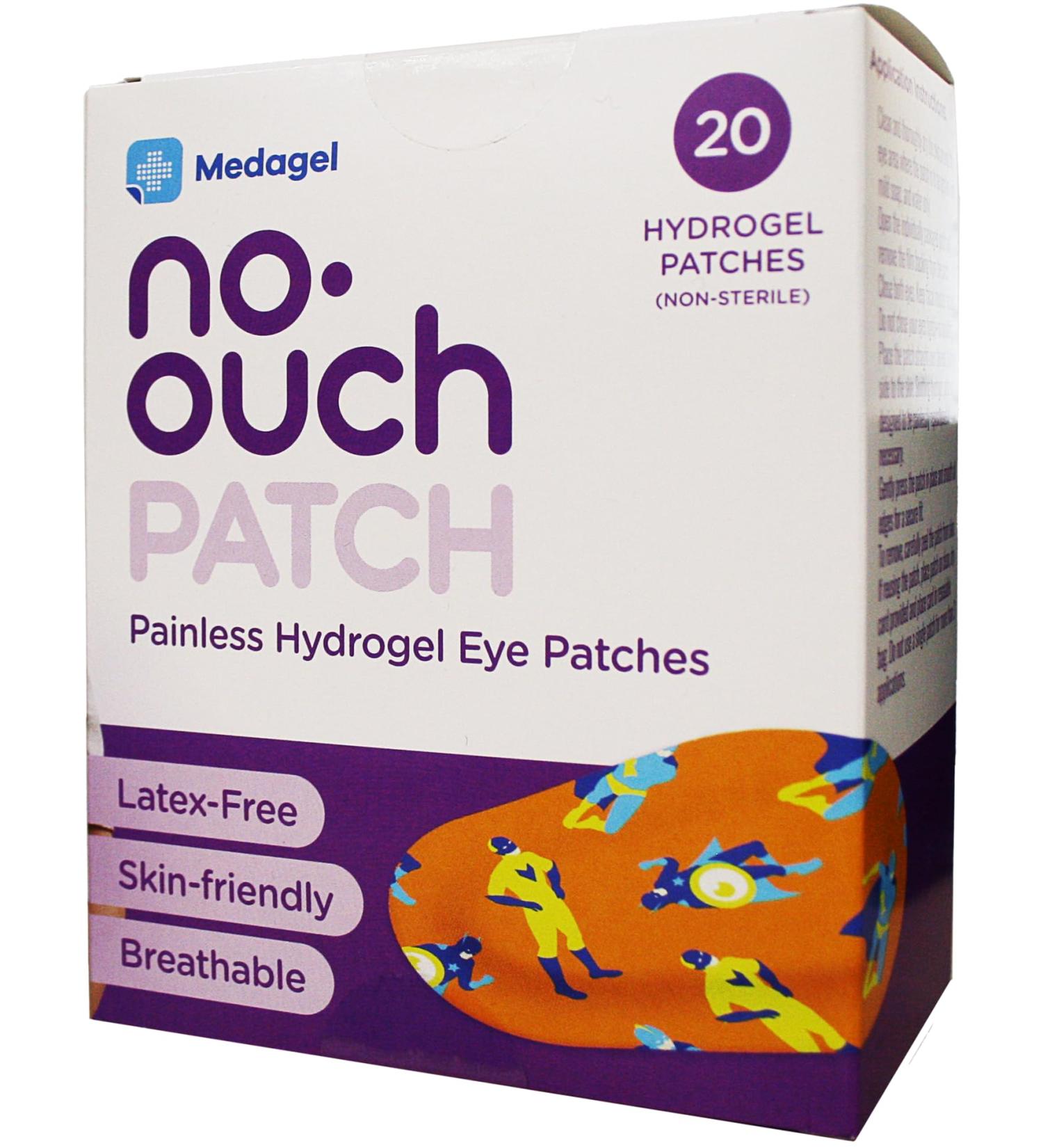 No-Ouch Hydrogel Eye Patches for Kids | Fun Superhero & Mermaid Designs | Medical Grade Adhesive Bandages for Amblyopia & Lazy Eye | Skin-Friendly & Reusable - Buy Online on GoSupps.com