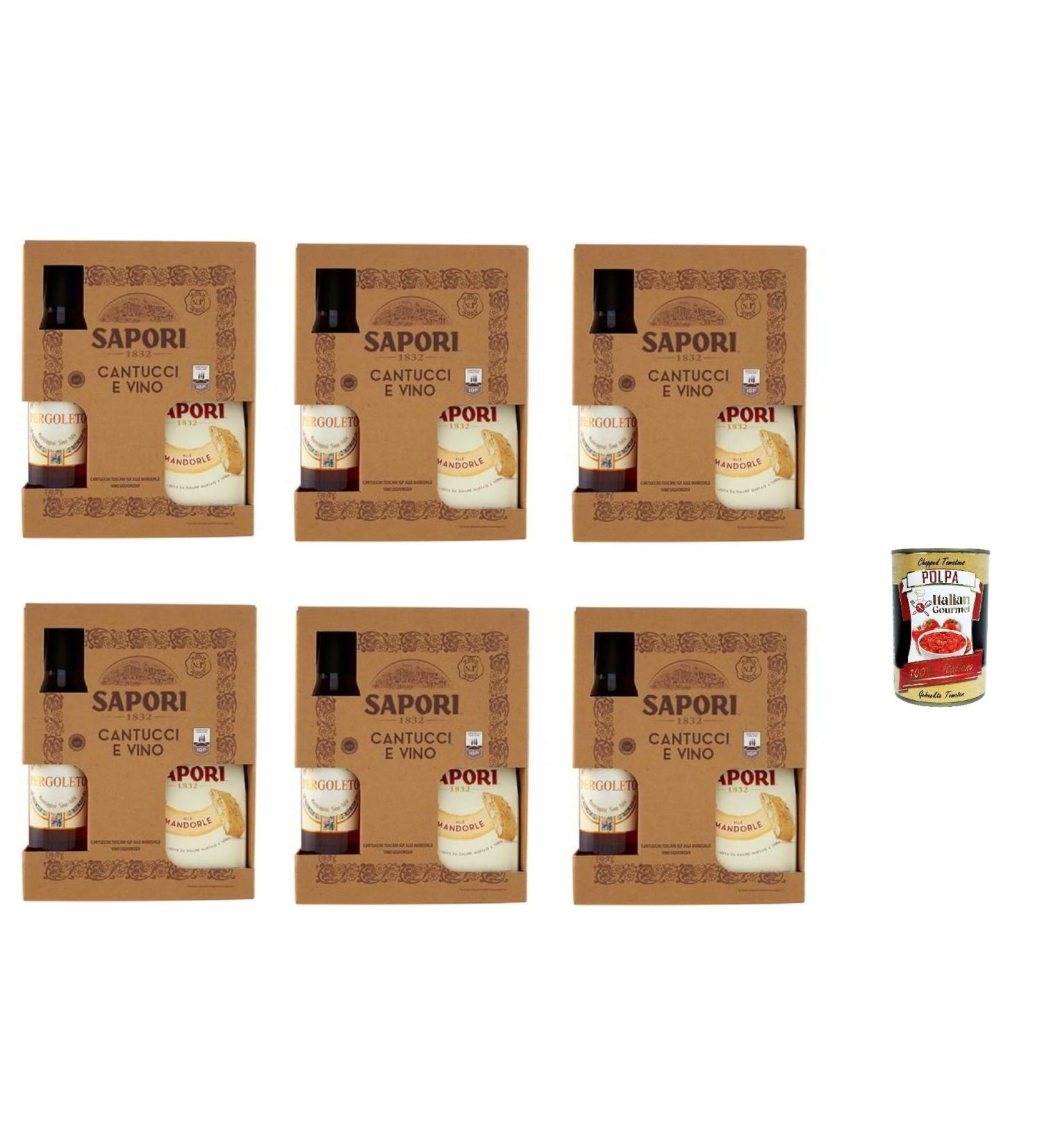 Italian Gourmet E.R. Flavors Pack Cantucci and Vin Santo Cantucci and Vin Santo 175 g + Gourmet Italian Pulp 400 g - Buy Online on GoSupps.com