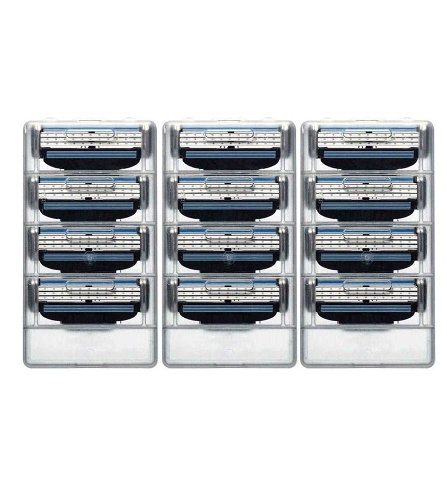 12-Pack Ring Razor Blades for Men | Manual Barber Blades | Make 3 Sharp Razors - Buy Online on GoSupps.com