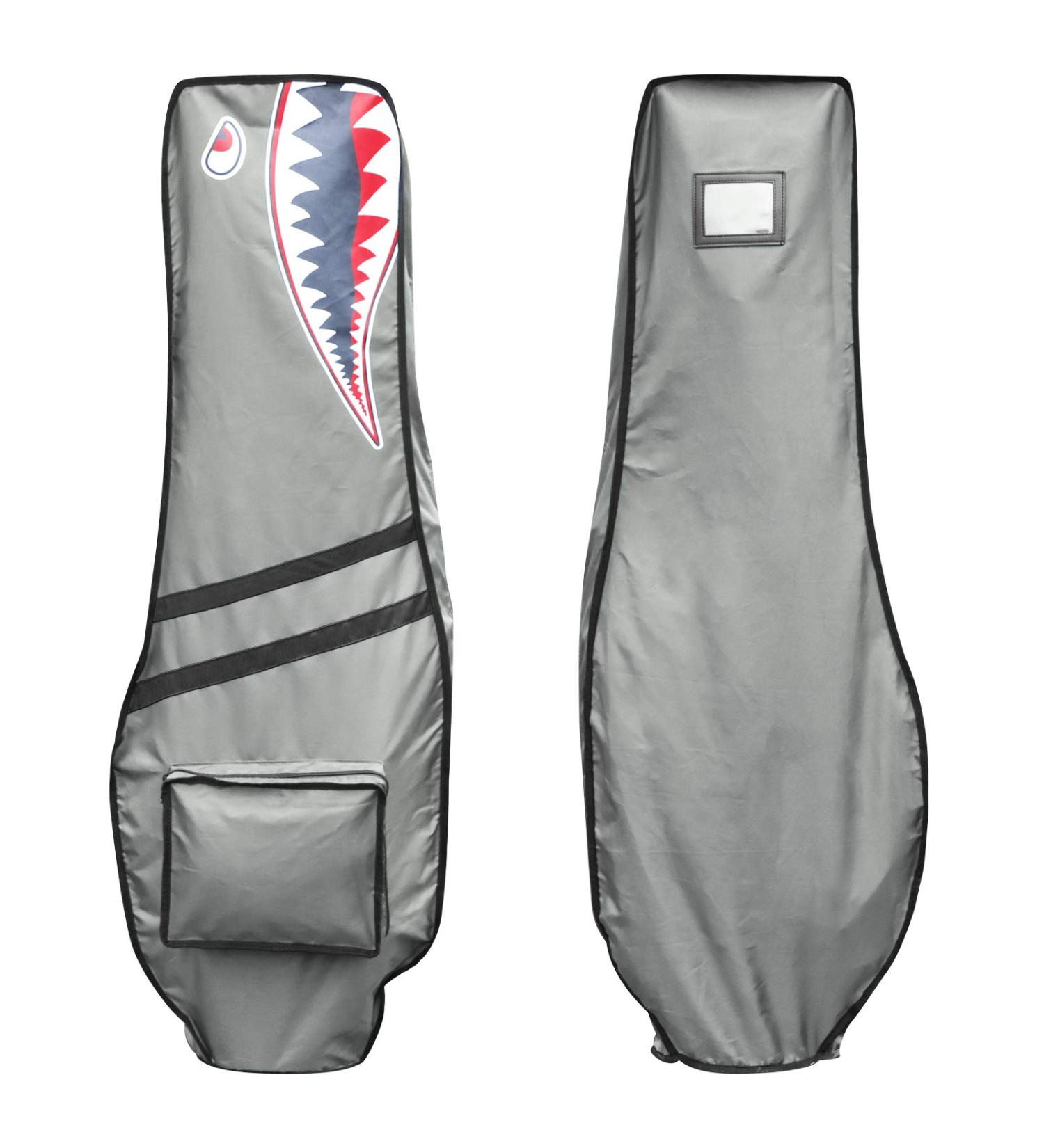 CRAFTSMAN GOLF Zipper Waterproof Shark Rain Cover for Golf Bag - Gray | Personalized Custom Order Available - Buy Online on GoSupps.com