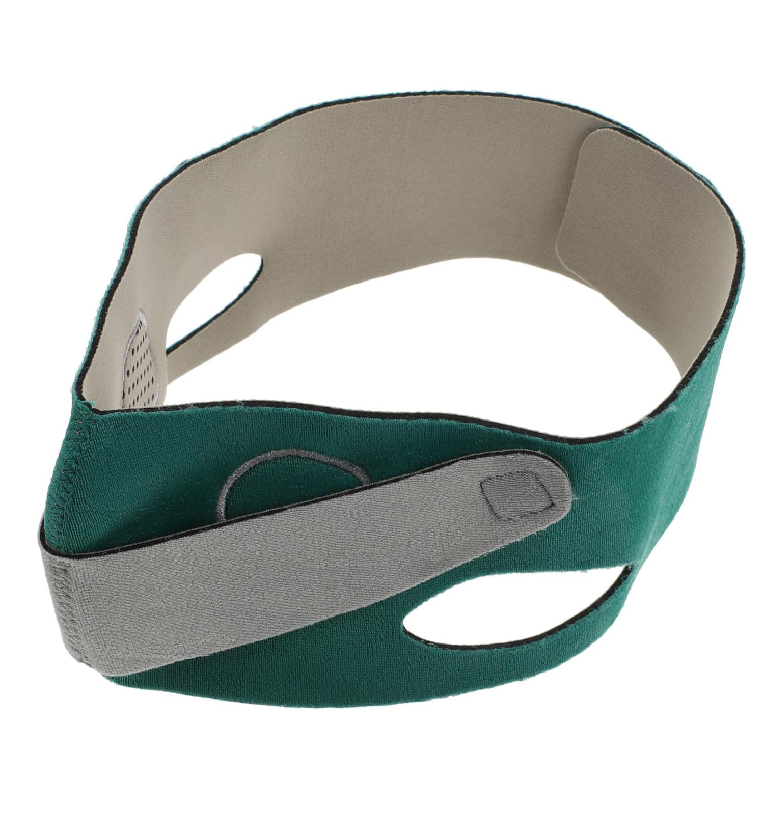 Beatifufu 1 PC Thin Belt Strap -lifting Belt Double Chin Reducer - Lifting Tool Anti Aging Bandage Thin Woman Chin Strap Polyester 57X10X0.5CM Green - Buy Online on GoSupps.com