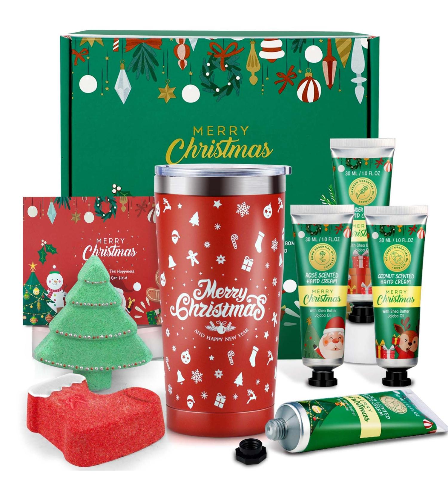 Christmas Spa Gift Basket Set - Perfect Bath & Body Works Gifts for Women | Ideal for Mom Wife Girlfriend Sister Coworker Teacher Nurse - Buy Online on GoSupps.com