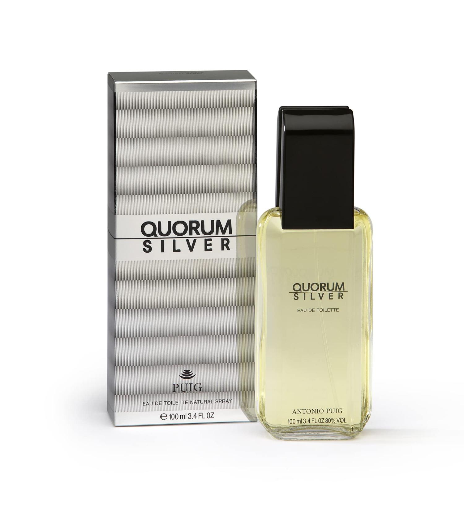 Quorum by Antonio Puig for Men - Classic Woody Spicy Designer Cologne For Him - Cedar Mandarin Orange And Pink Pepper Notes - Sophisticated And Portable Glass Bottle Design - 3.4 oz EDT Spray - Buy Online on GoSupps.com