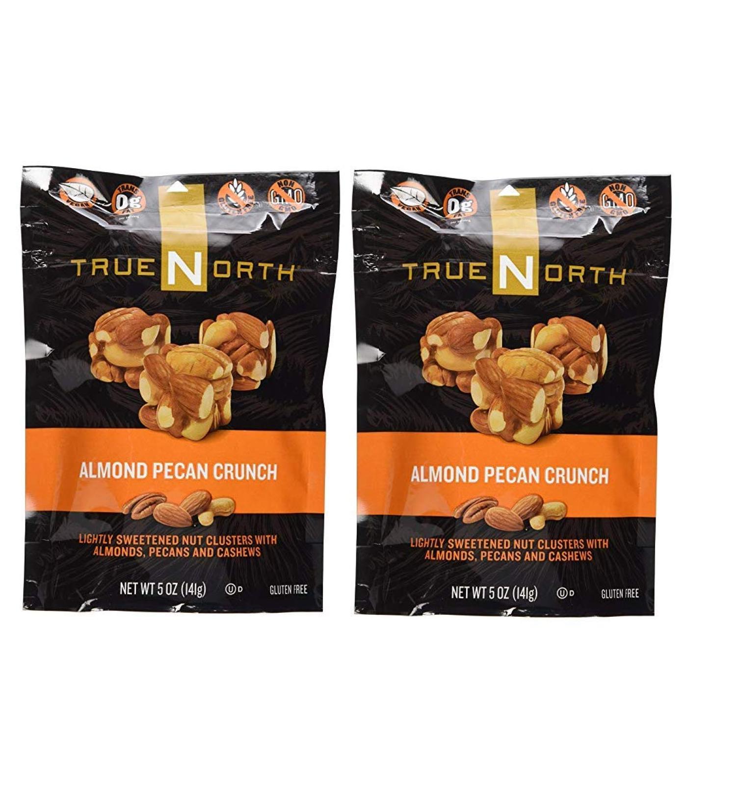 True North Almond Pecan Crunch Nut Clusters 5 oz - 2 Pack | Delicious Snack Mix - Buy Online on GoSupps.com