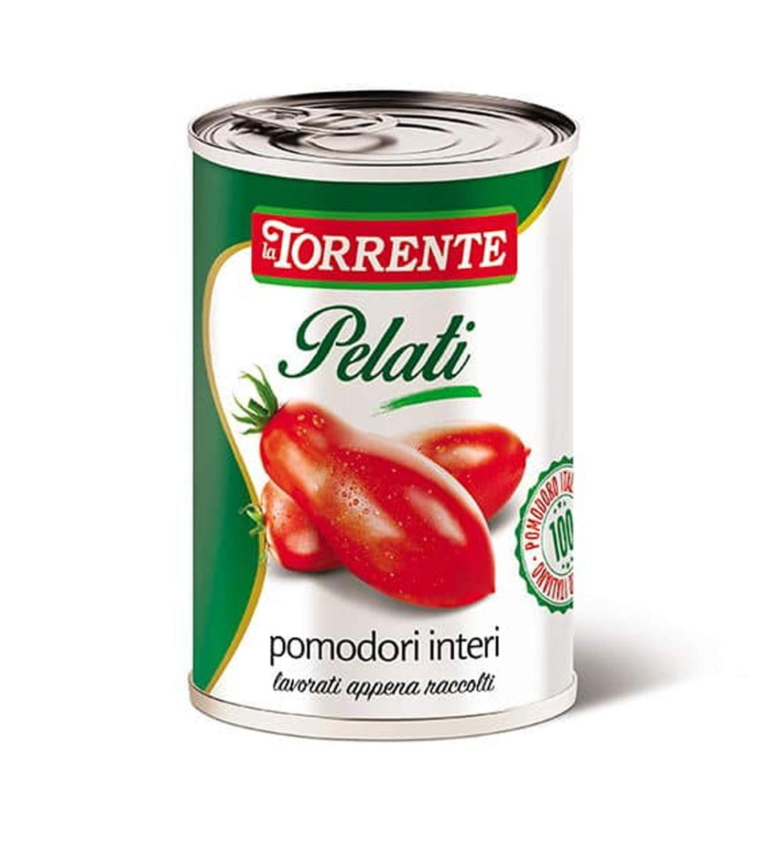 La Torrente 24 x La Torrant Pelates 400 g Barattole Milk 100%