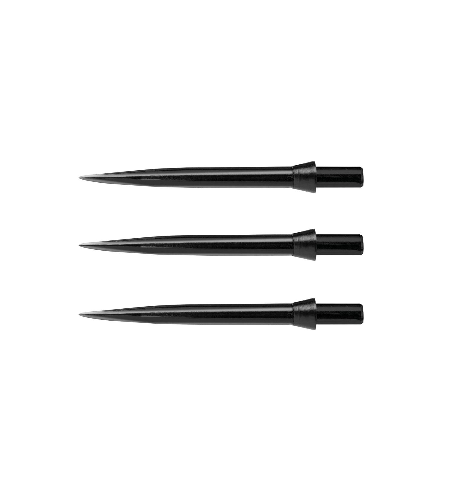 RED DRAGON Specialist Darts Points Trident Points Standard 32mm with Blue Tridents - 1 Set per Pack Black