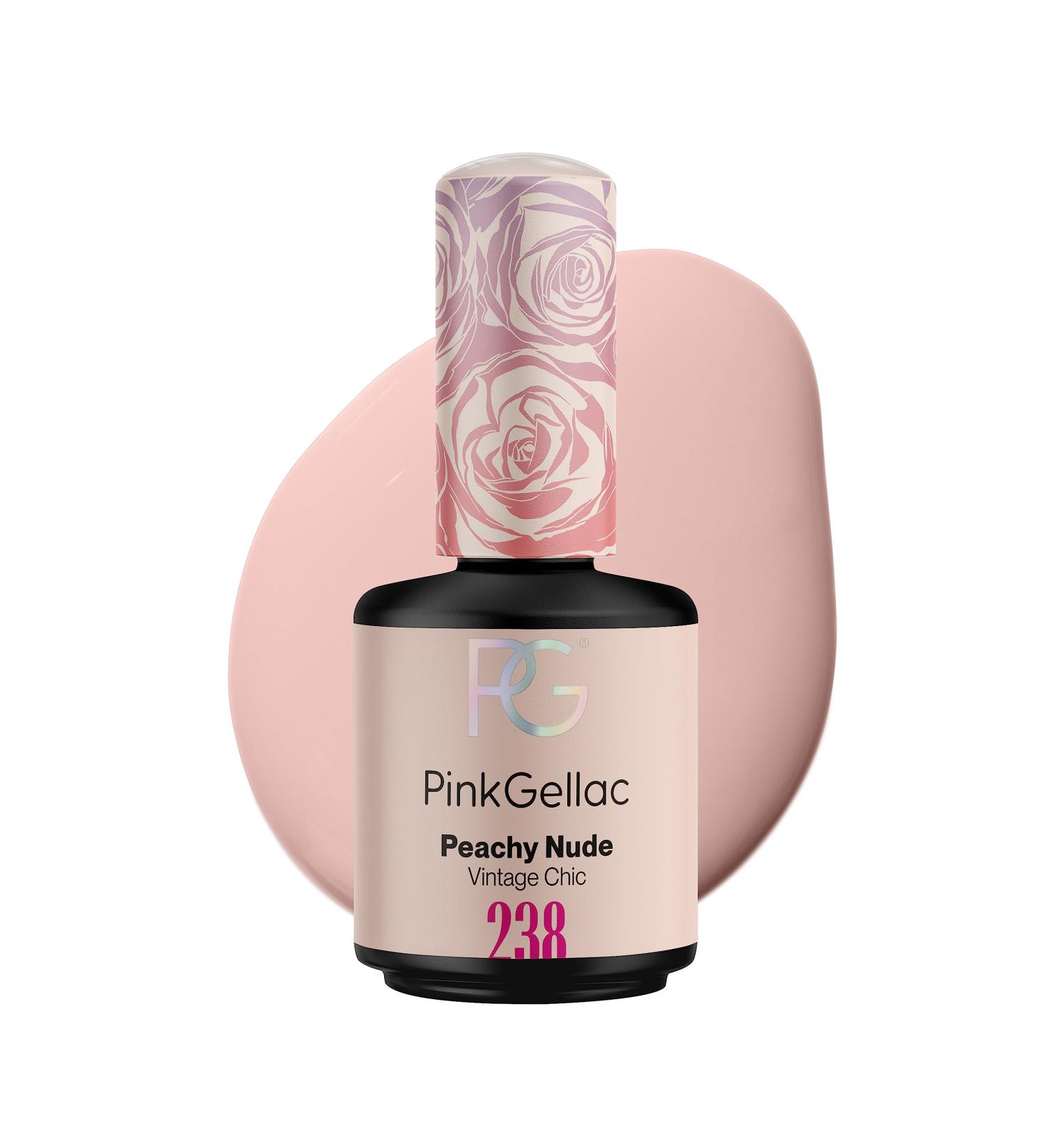 Buy Pink Gellac UV Gel Nail Polish 238 Peachy Nude 15ml - Long-Lasting Gel Polish from Holland - Buy Online on GoSupps.com
