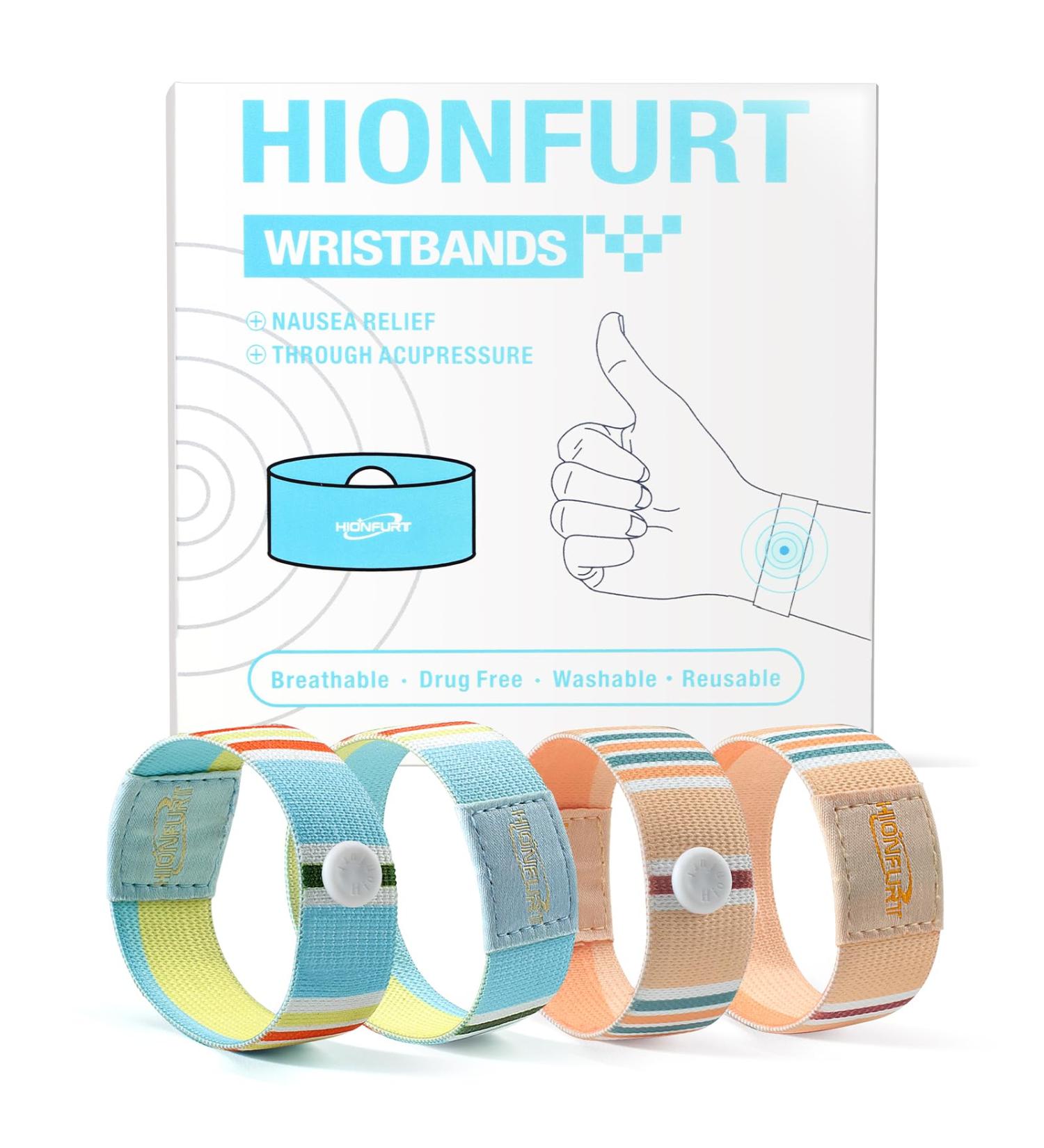 Nausea Relief Motion Sickness Bands | Anti-Nausea Wristbands for Adults & Kids | Morning Sickness Relief Bracelets (Medium M-Yellow) - Perfect for Travel & Pregnancy - Buy Online on GoSupps.com