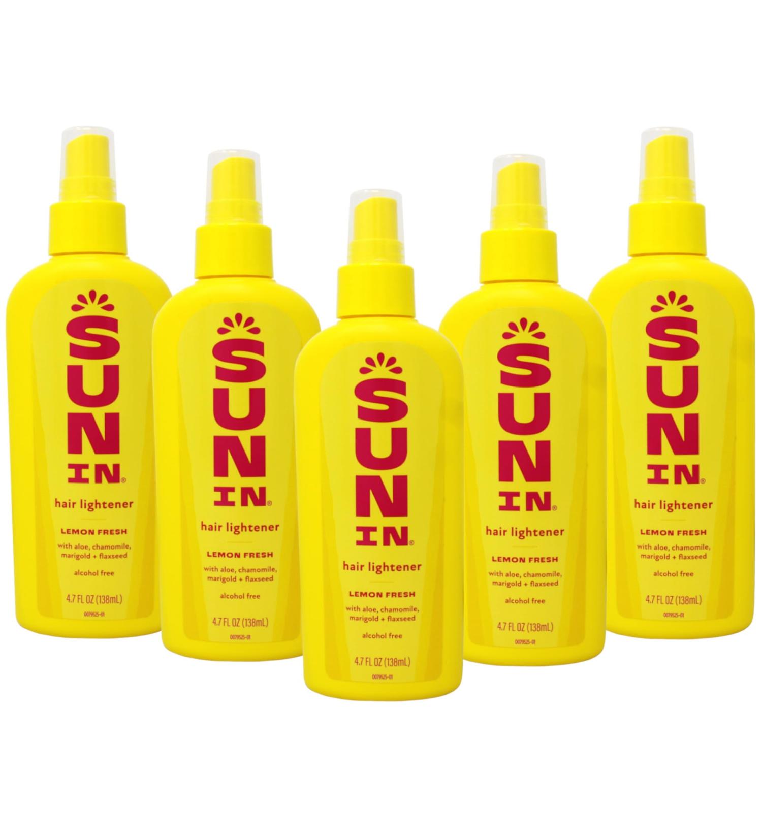 Sun-In Hair Lightener Spray Lemon Fresh 4.70 oz (Pack of 5) - Buy Online on GoSupps.com