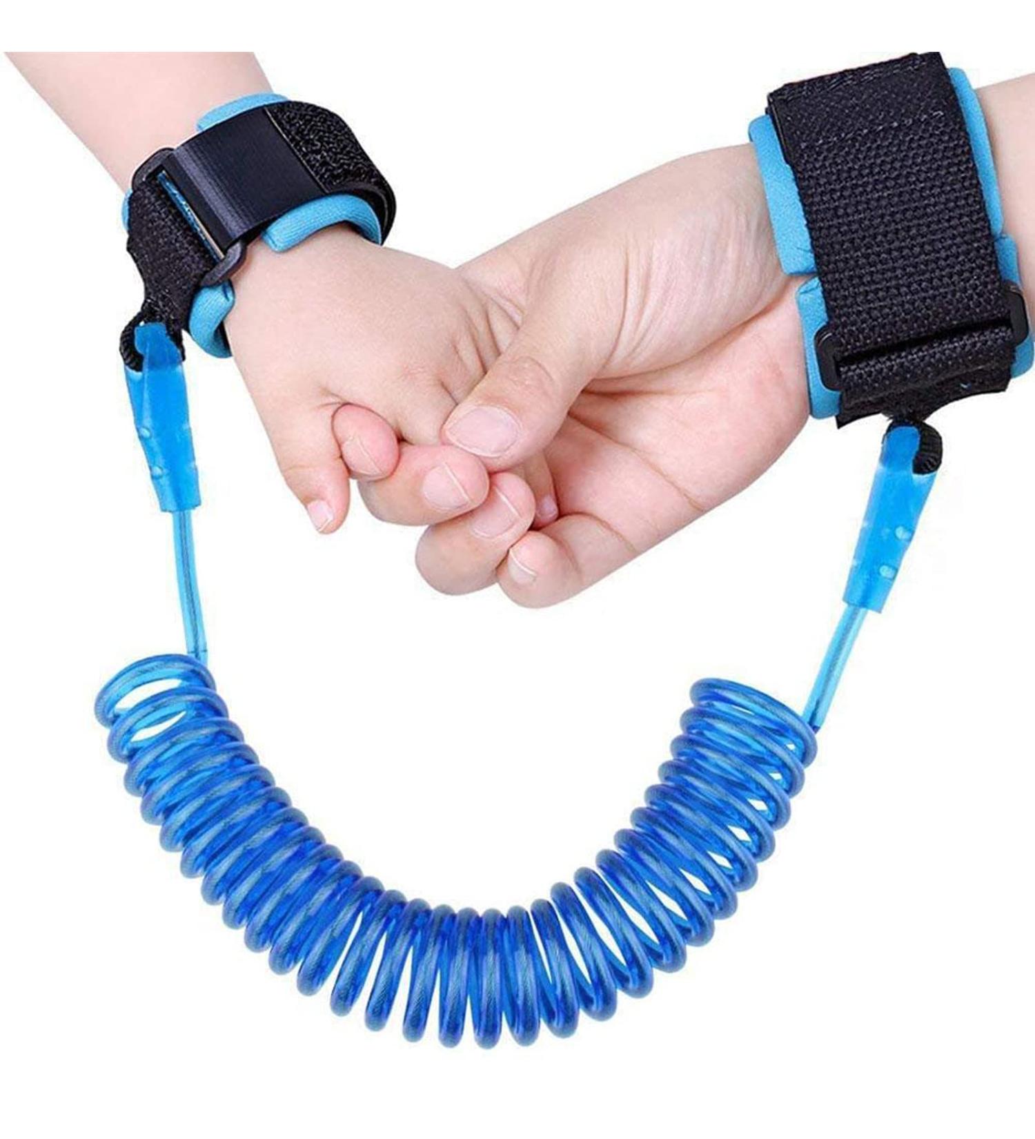 Anti Lost Toddler Leash | Child Safety Wrist Link | Kids Boys Wristband (2M Blue) - Buy Online on GoSupps.com