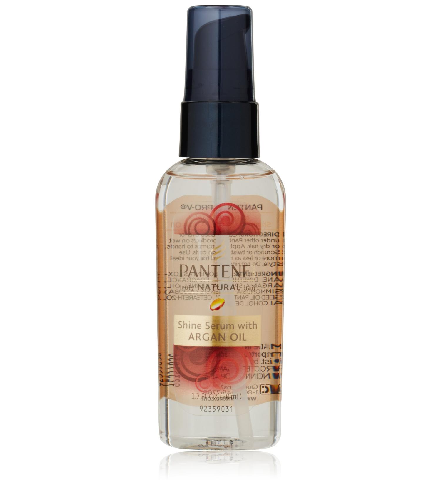 Pantene Pro-V Truly Natural Hair Shine Serum 1.7 Fl Oz - Enhance Your Hair's Natural Shine - Buy Online on GoSupps.com