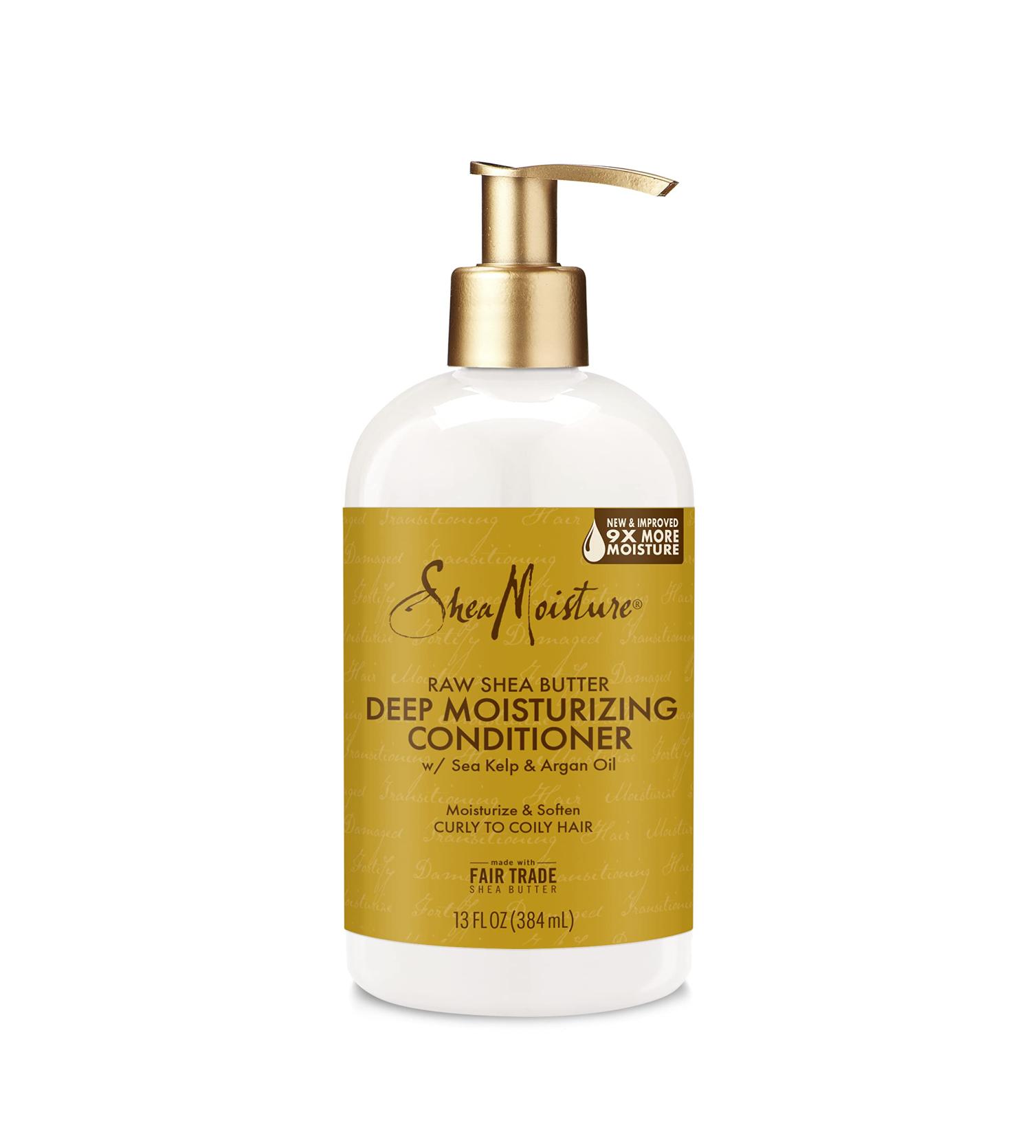 SheaMoisture Raw Shea Butter Restorative Conditioner 13 oz - Silicone Free, for Dry & Damaged Curly Hair - Buy Online on GoSupps.com