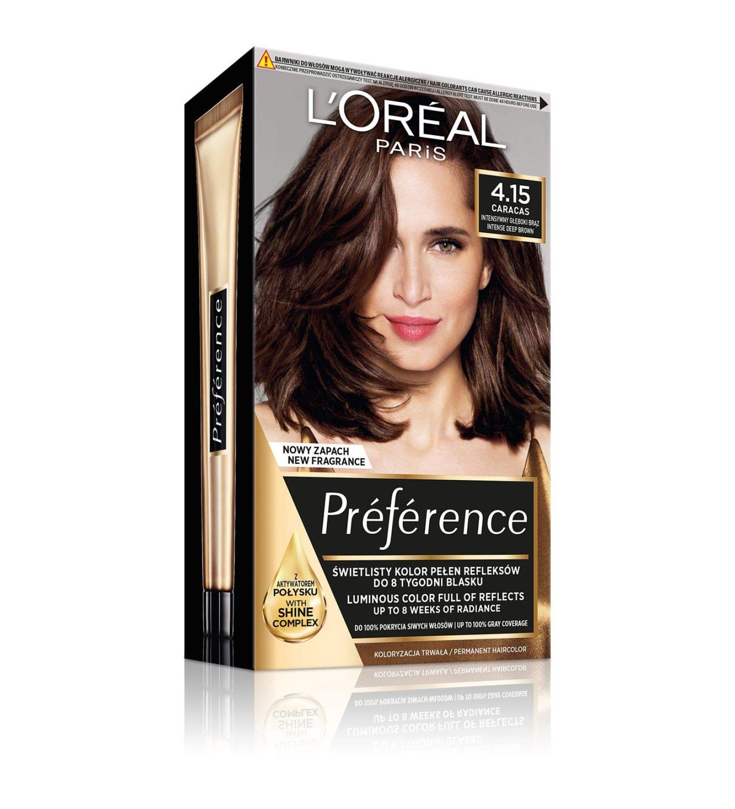 L'Or al Paris Pr f rence 4.15 CARACAS Hair Paint Deep Bronze Intense - Buy Online on GoSupps.com