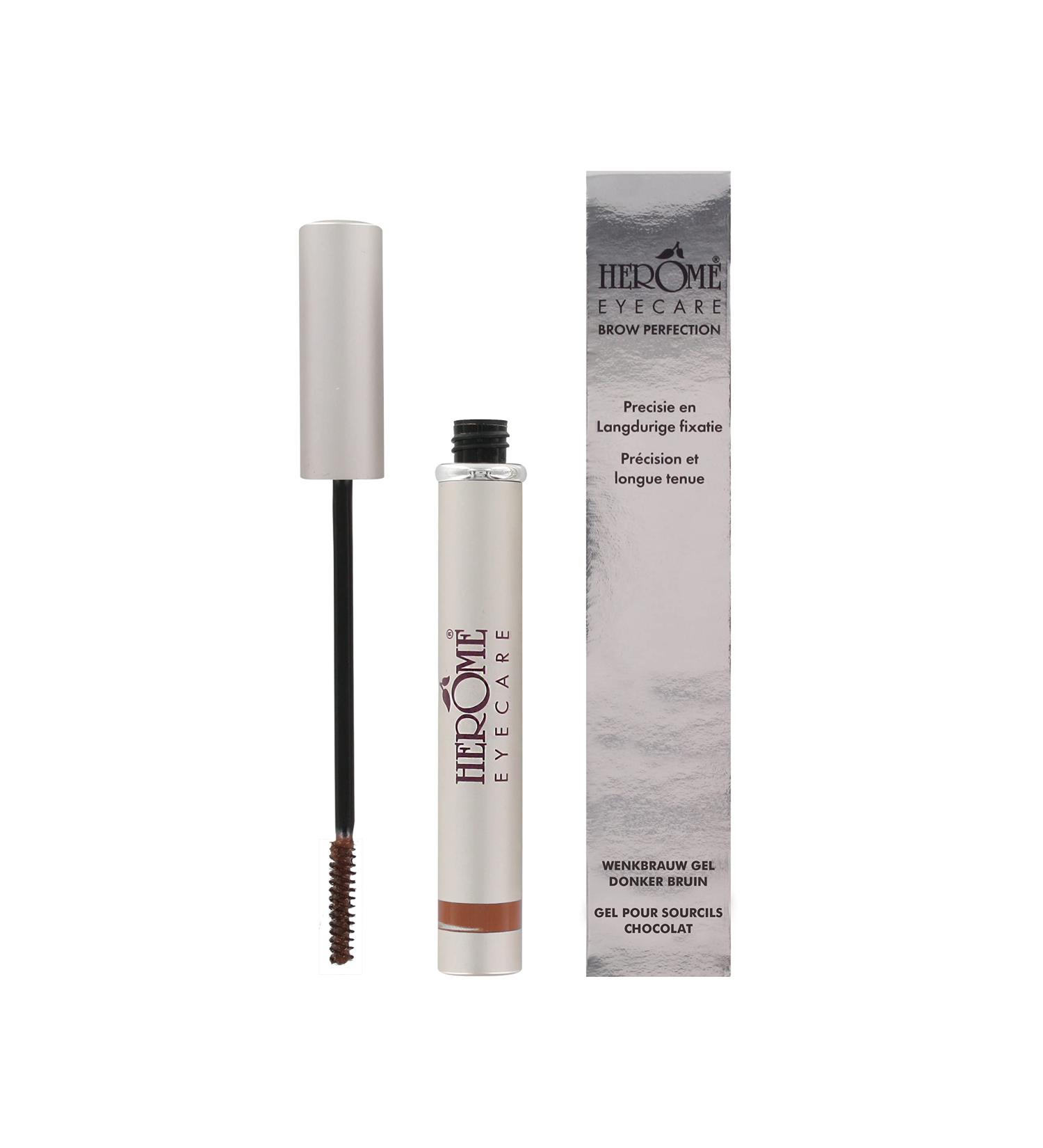 Herome Cosmetics Herome Eye Care Eyebrow Gel Dark Brown Brow Gel Dark Brown Eyebrow Gel and Eyebrow Mascara in one 6ml - Buy Online on GoSupps.com