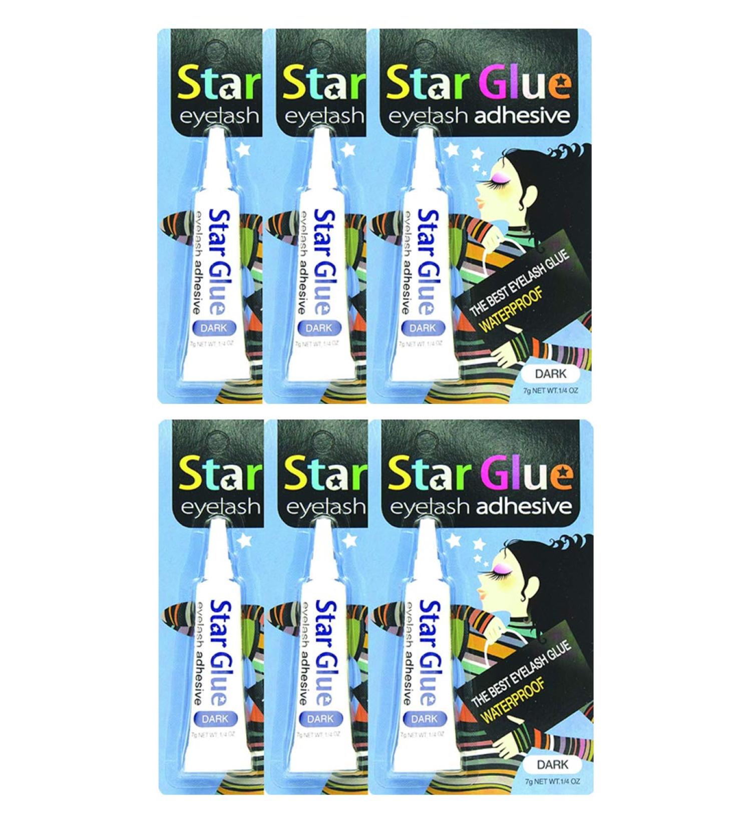 STAR GLUE SET (2 SETS  6 PCS DARK)