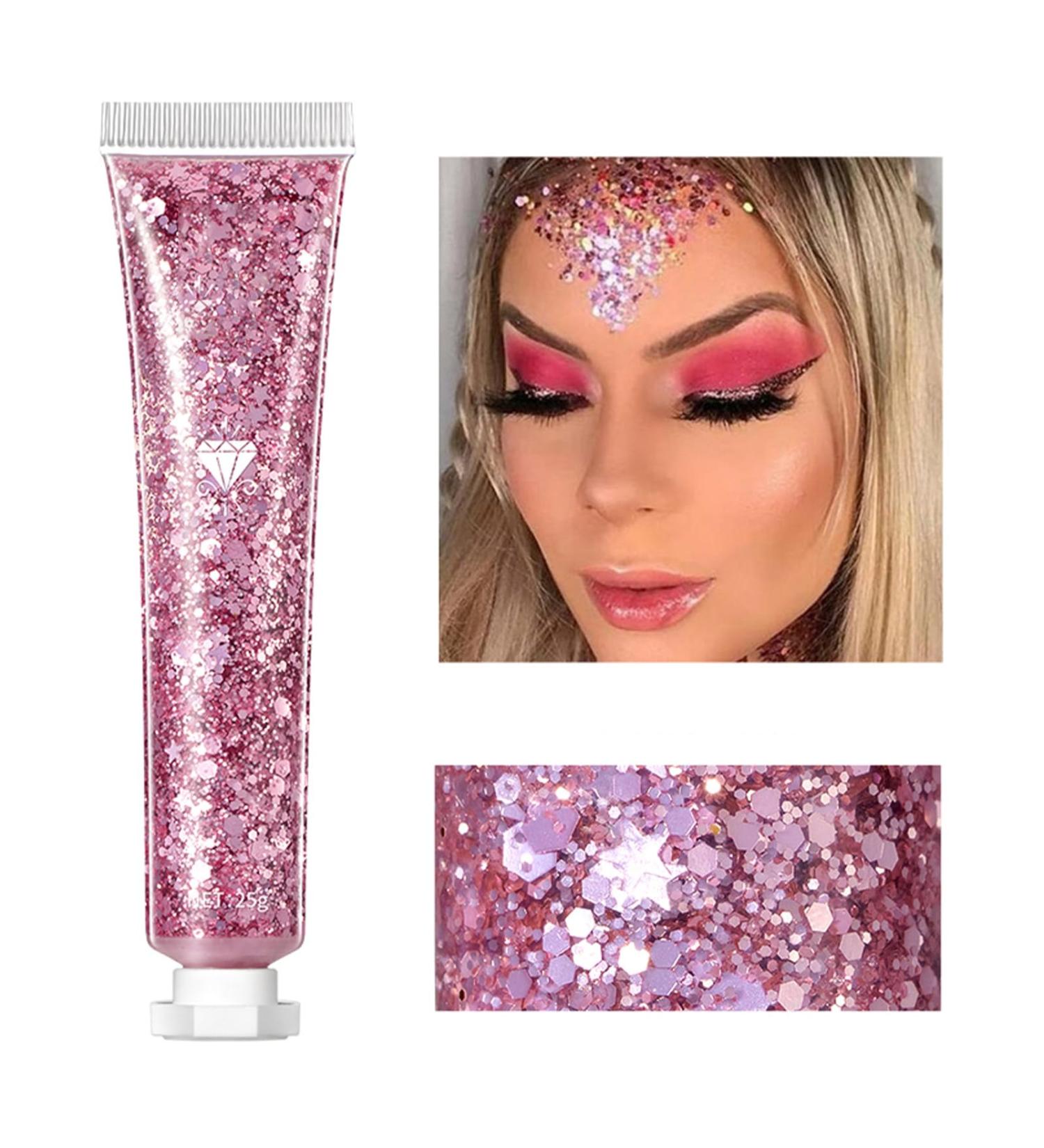  Vigcebit Body Glitter Gel Face Glitter Body Gel Glitter Glitter Mermaid Scale Glitter for Women 3# - Buy Online on GoSupps.com