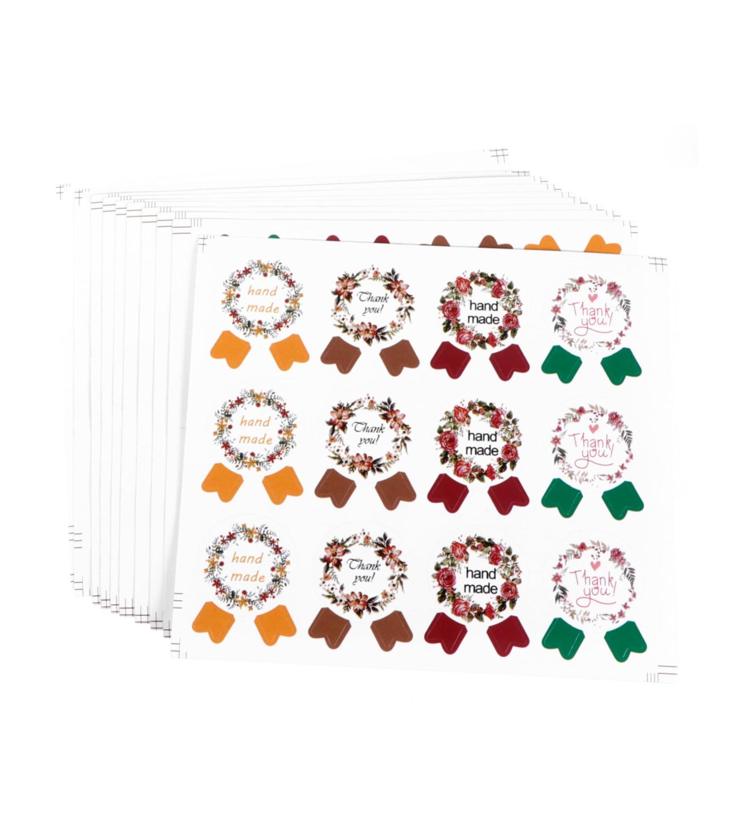  BIUDECO 10 Pieces Lipstick Stickers Handmade Labels Candy Bag Stickers Lip Balm Container Stickers Manual PVC One Sheet - Buy Online on GoSupps.com