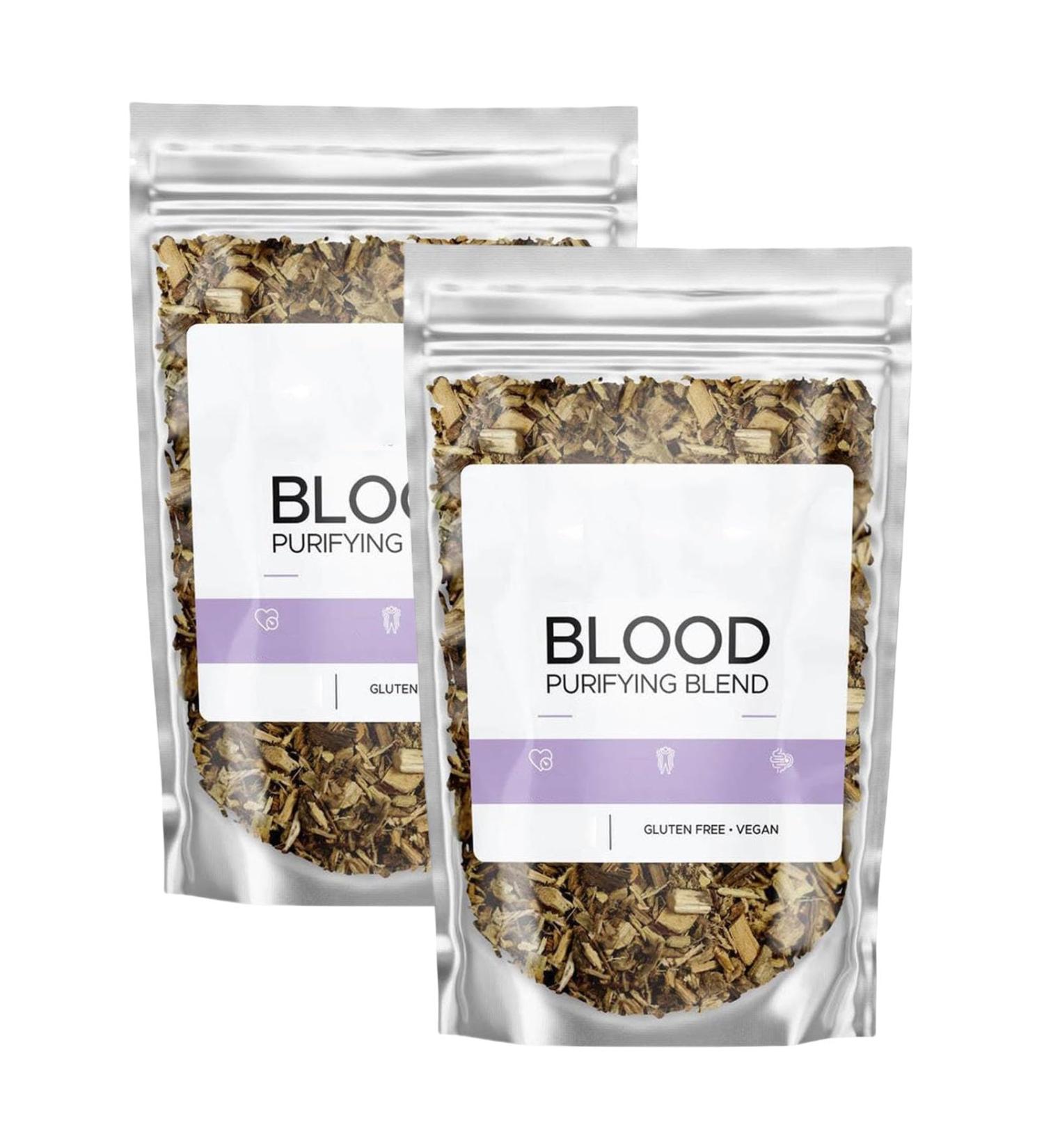 LXCJZY Blood Purifying Blend Tea New Blood Purifying Blend Tea Organic Health Liver and Kidney Care Tea All Natural Ingredients For Men Women (2 Bags) - Buy Online on GoSupps.com
