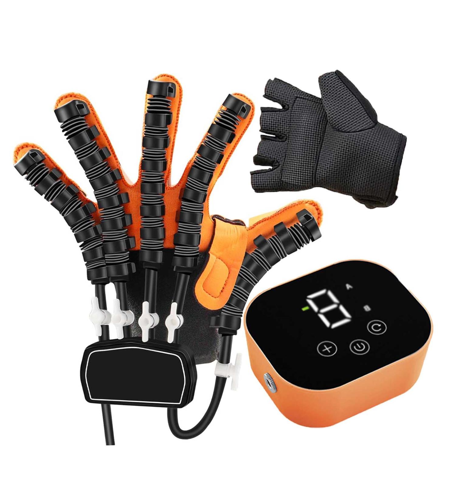 Rehabilitation Robot Gloves Hemiplegia Stroke Arthritis Finger Orthosis Finger Rehabilitation Trainer for Left and Right Hand Relief of Hand Stiffness left hand Large - Buy Online on GoSupps.com