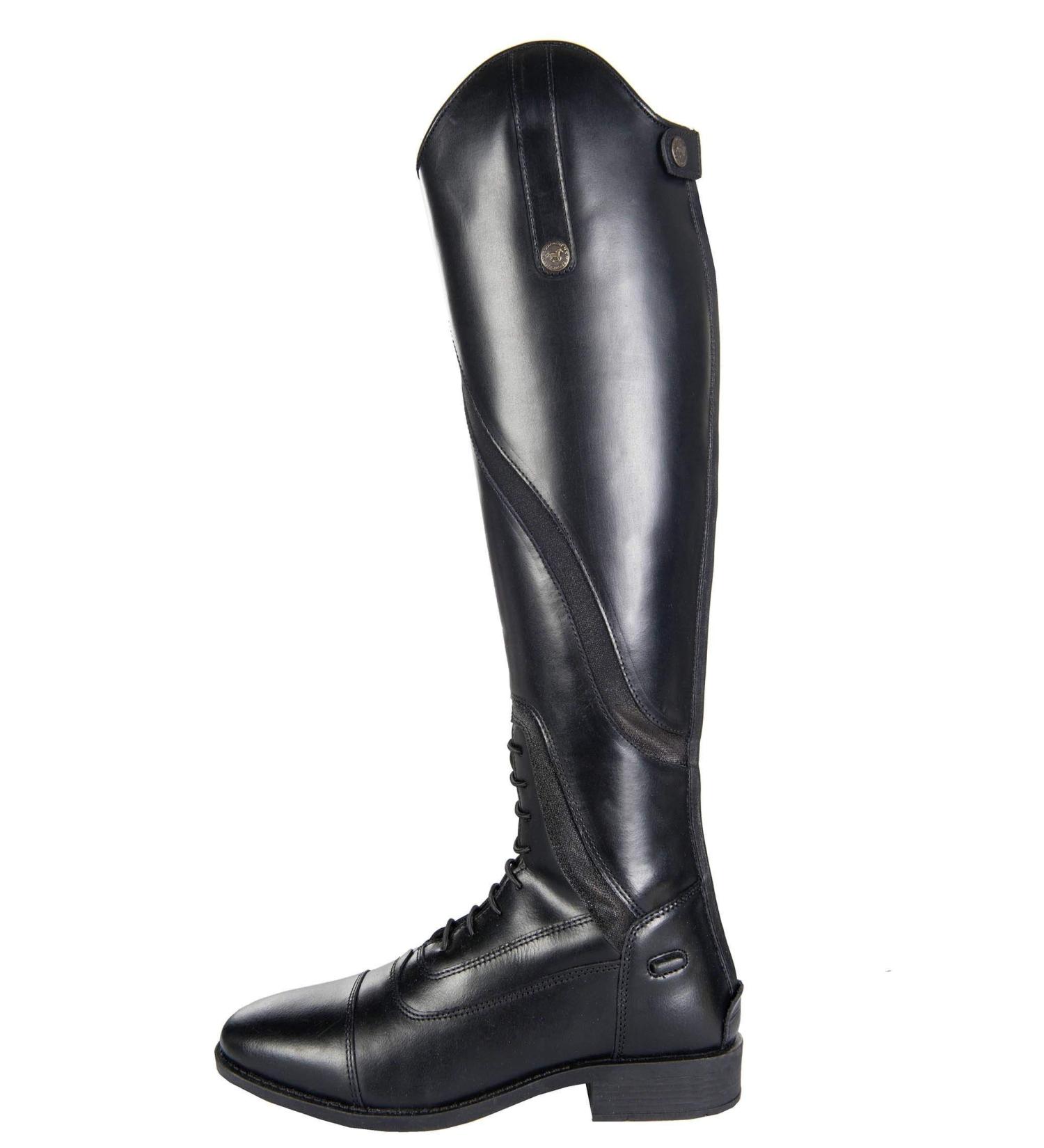 HKM 9108 Gij n Leather Riding Boots - Unisex Black Standard Length/Width Sizes 36-42 - Ideal for Equestrian Gear - Buy Online on GoSupps.com